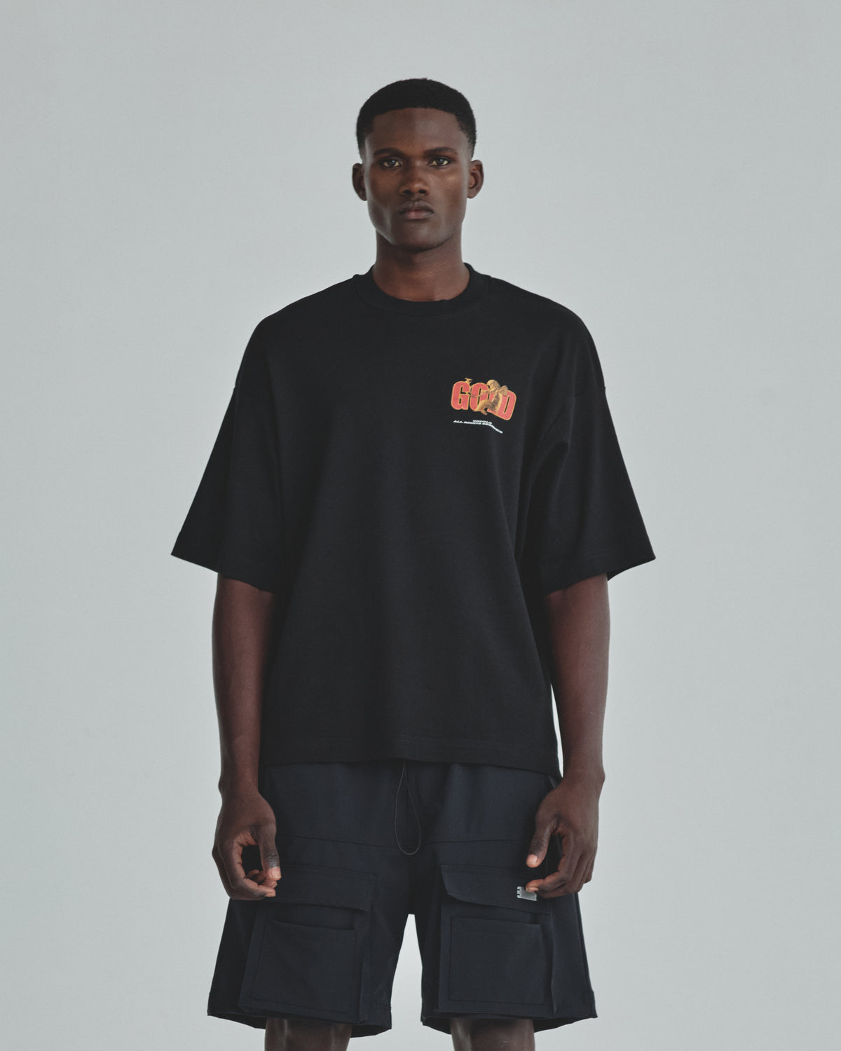 Revelation Gold Boxy Fit Tshirt Black