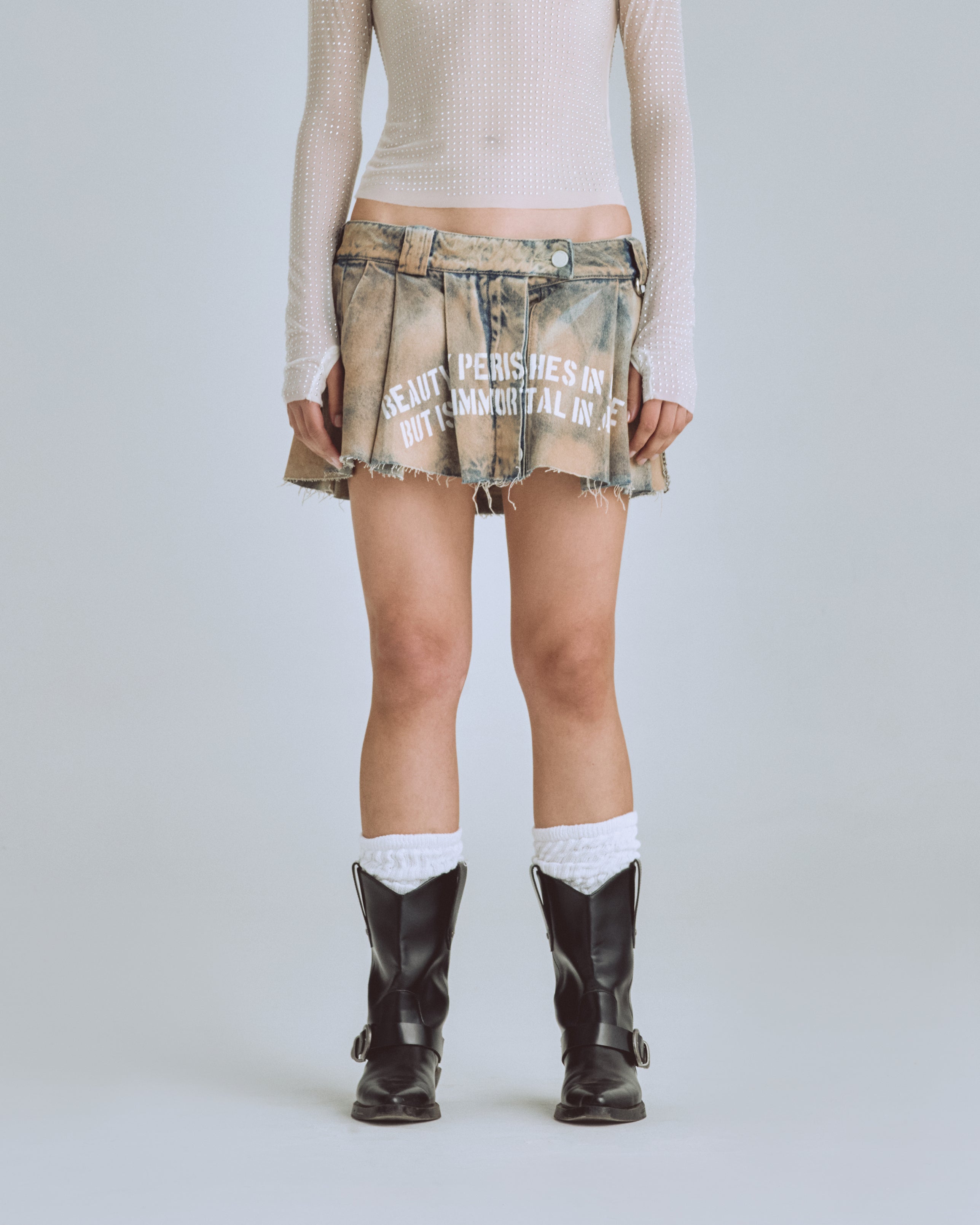 Agnus Dei Beauty Skirt Dirty Blue