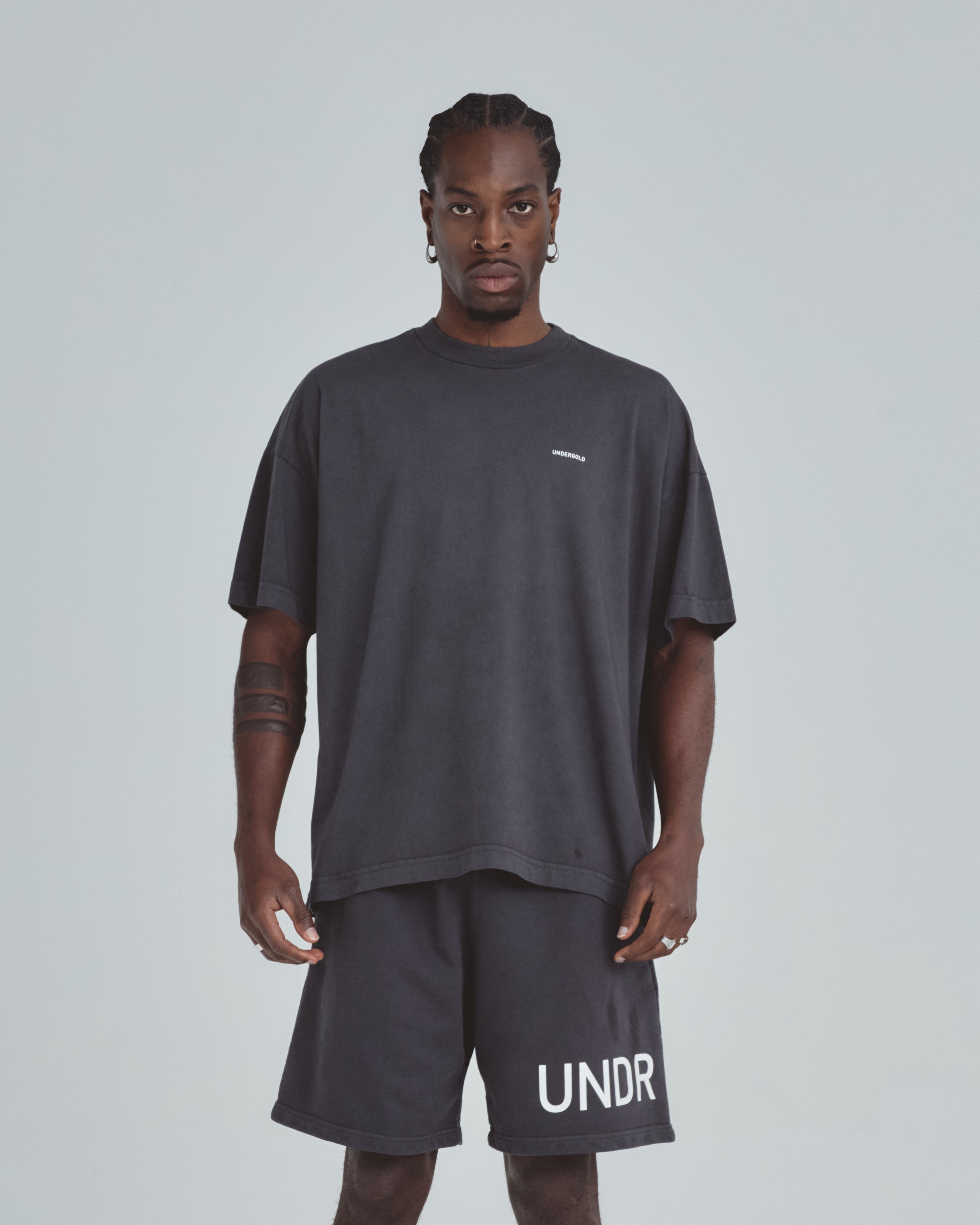 Line Basic Tshirt Dark Gray