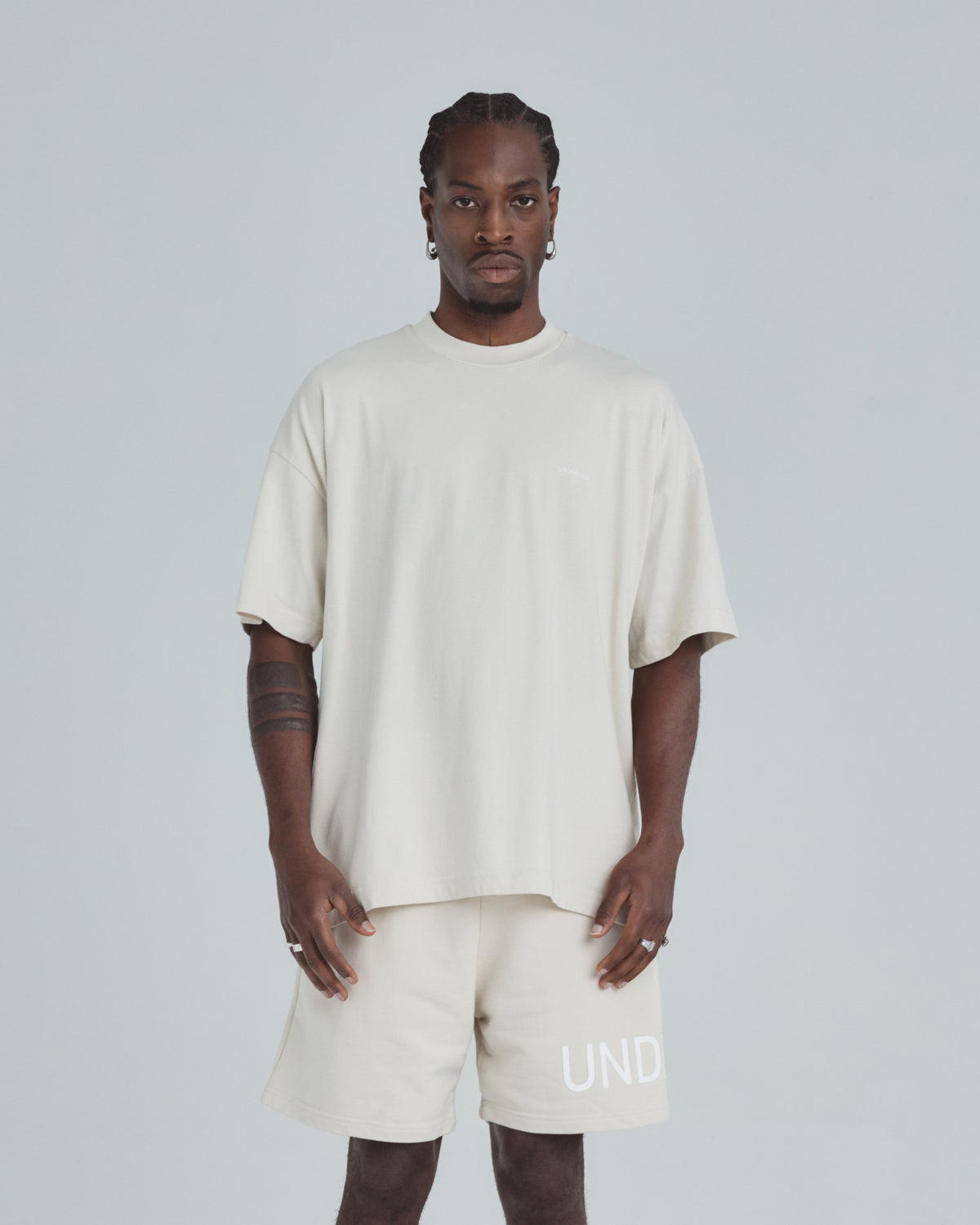 Line Basic Tshirt Cream