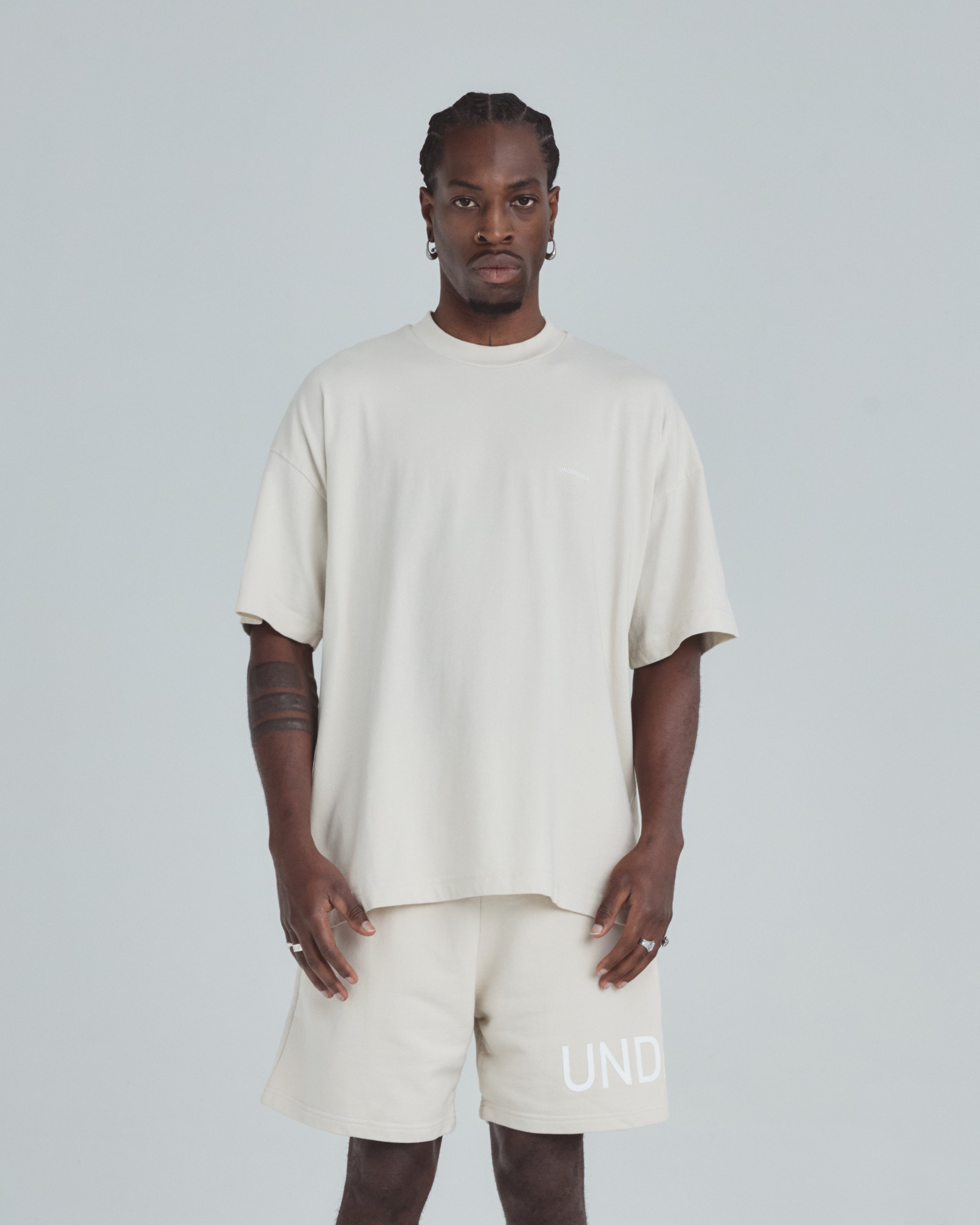 Line Basic Tshirt Cream