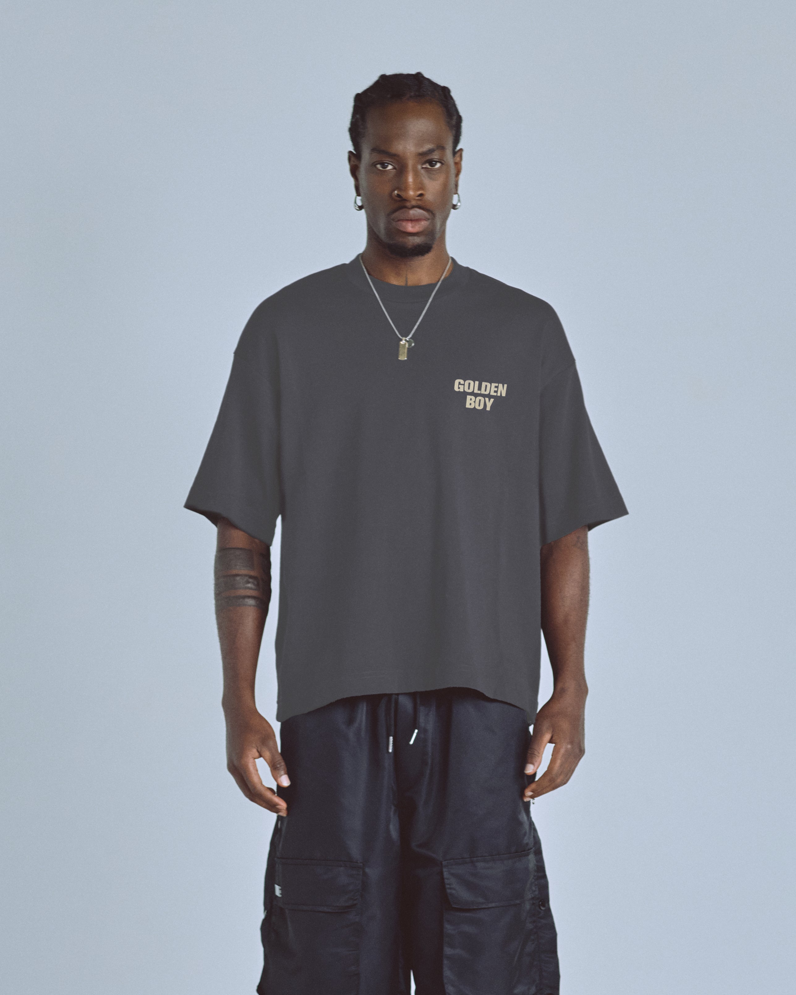 Golden Heritage Golden Boy Boxy Fit Tshirt Gray