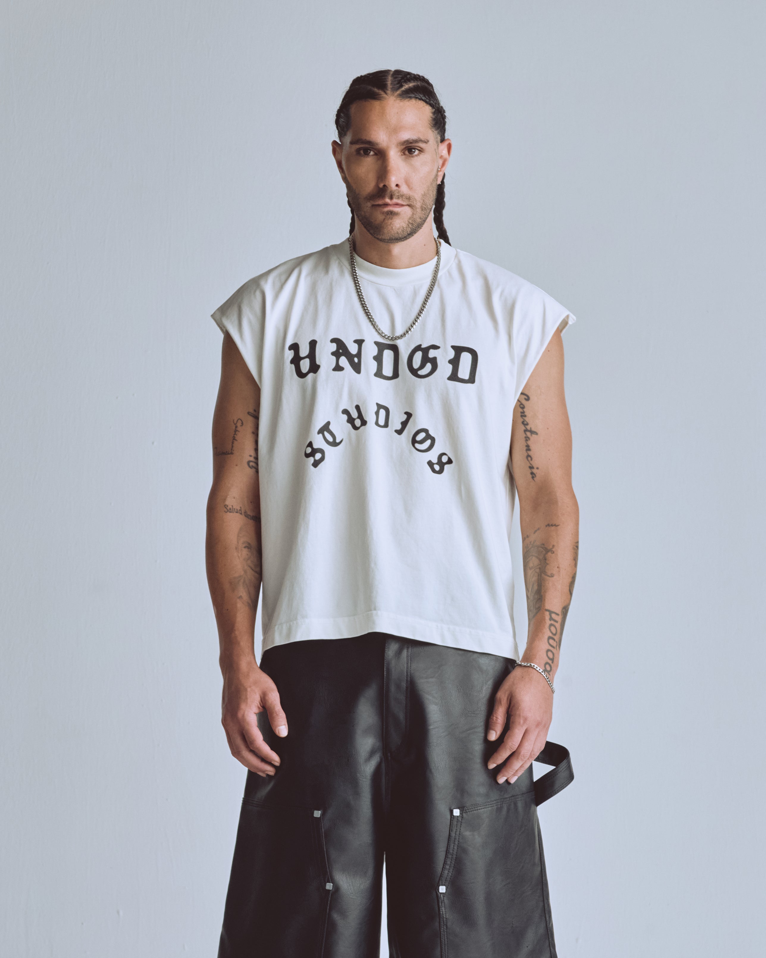 Capsule UNDGD STUDIOS Sleeveless Tshirt White