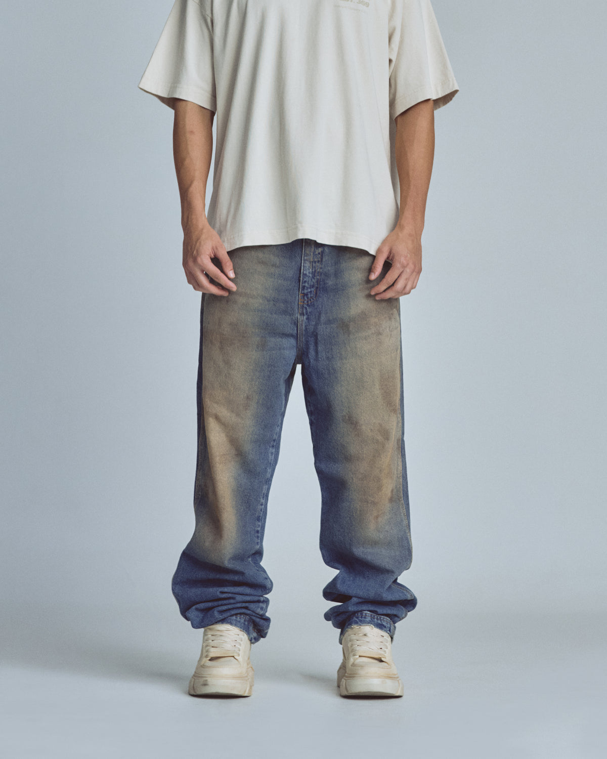 Basics UNDERGOLD Regular Jean Mechanic Blue