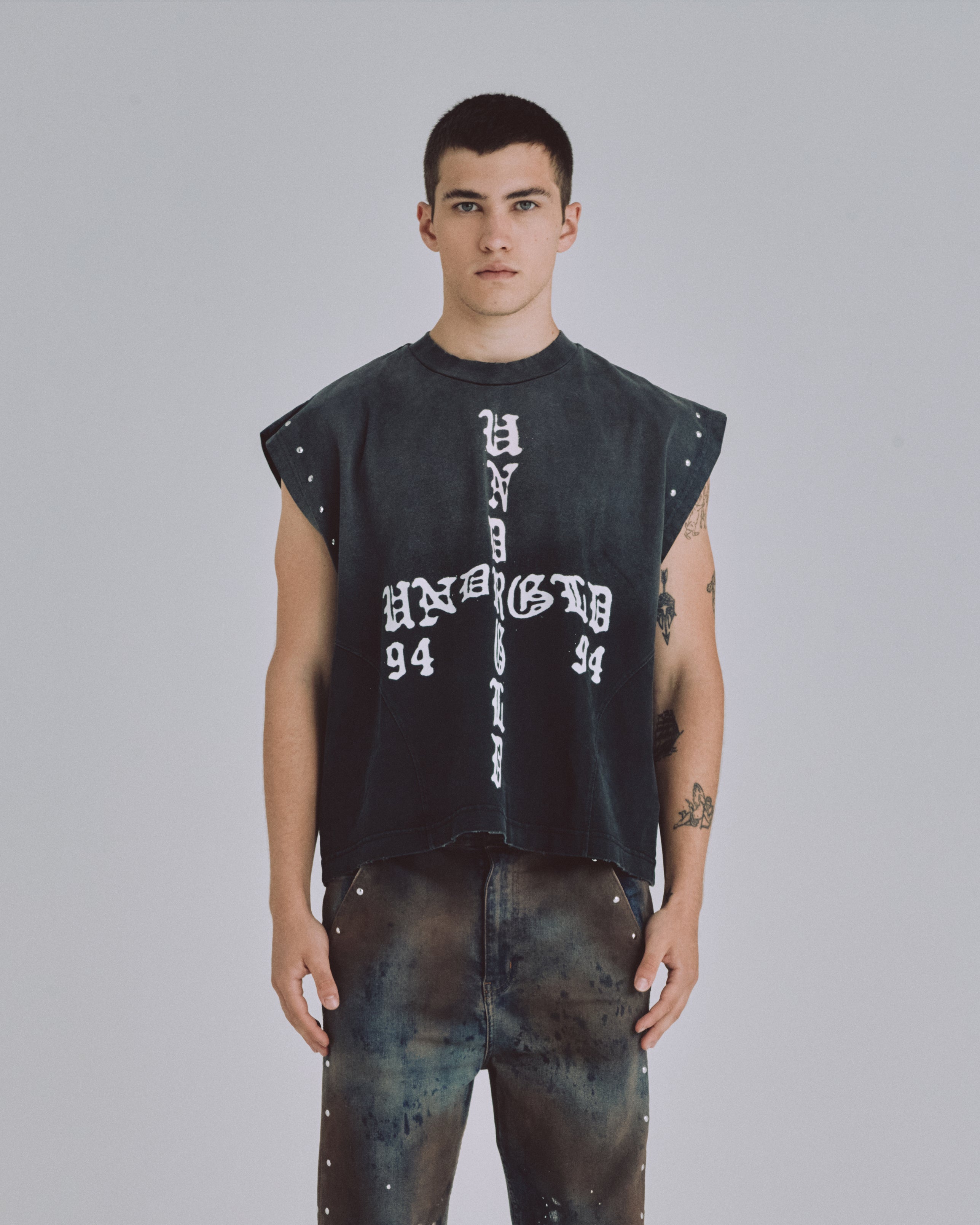 94' UNDRGLD Sleeveless Tshirt Sandblast Black