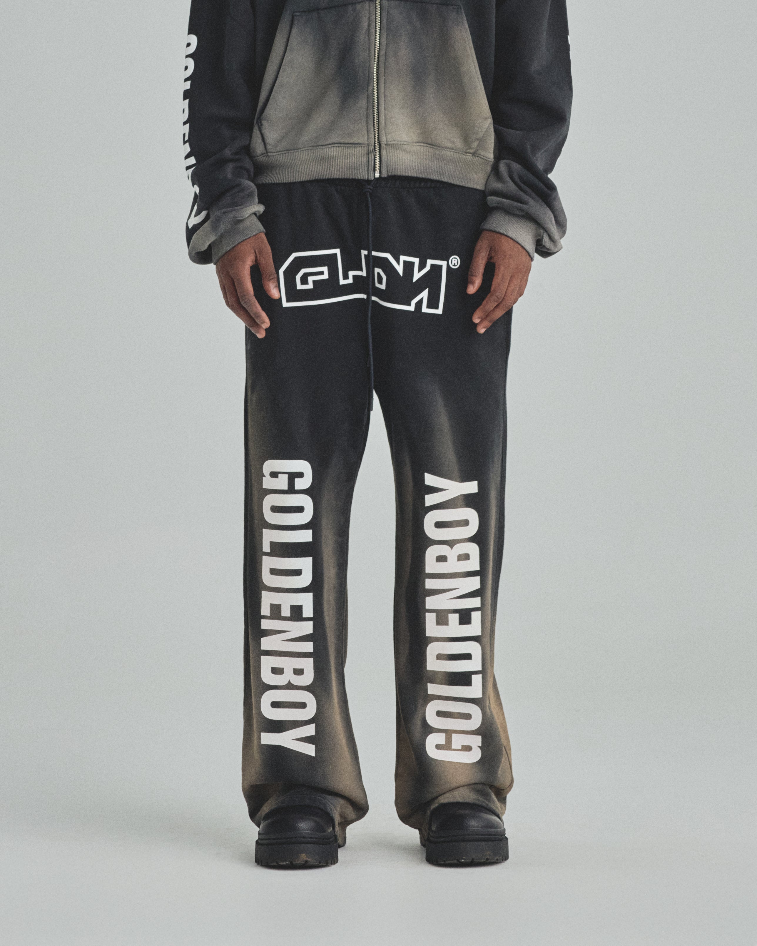 Spring Pray 4 Love Straight Pants Sandblast Gray Flame