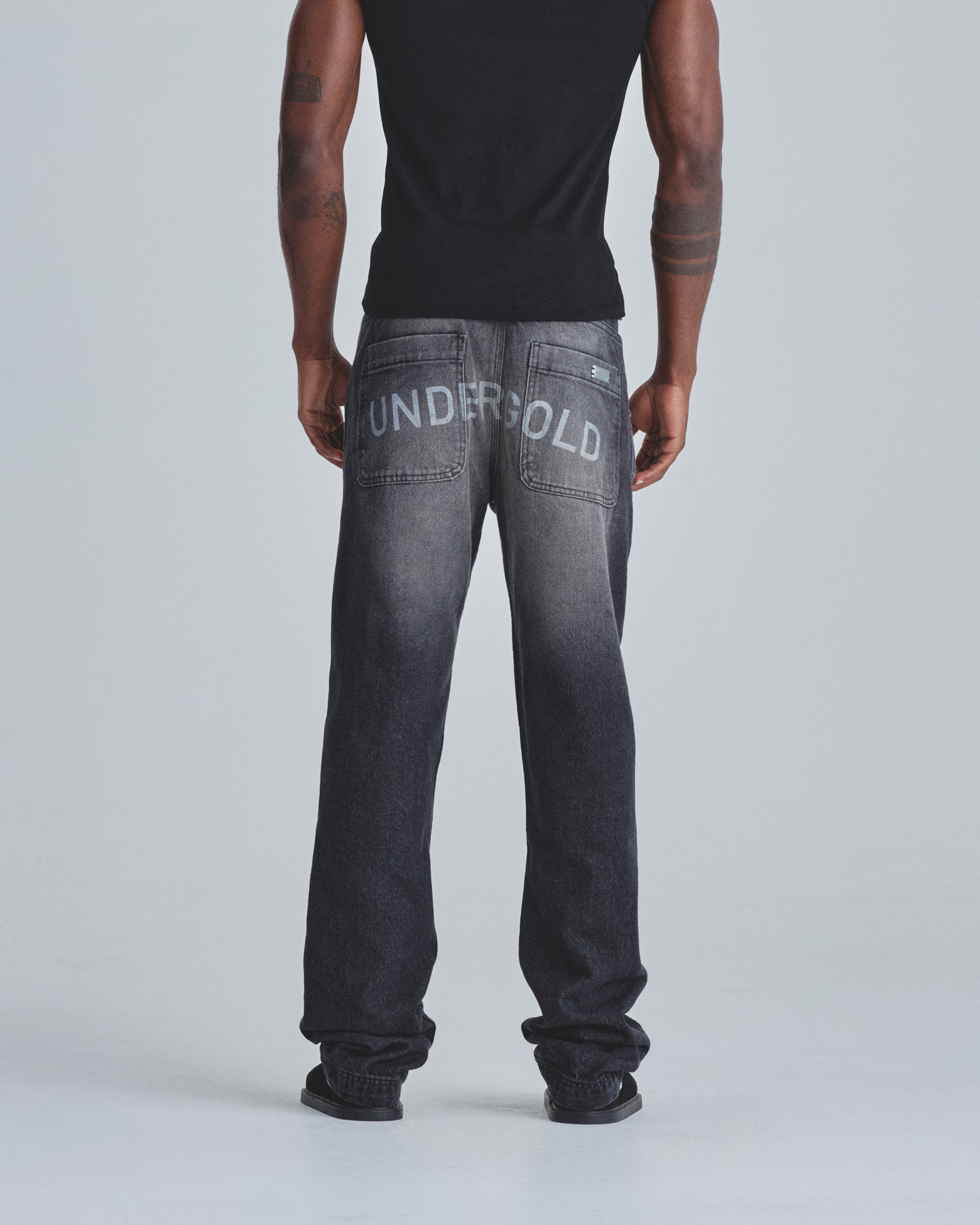 Line Basic Slim fit Fit Jeans Washed Black