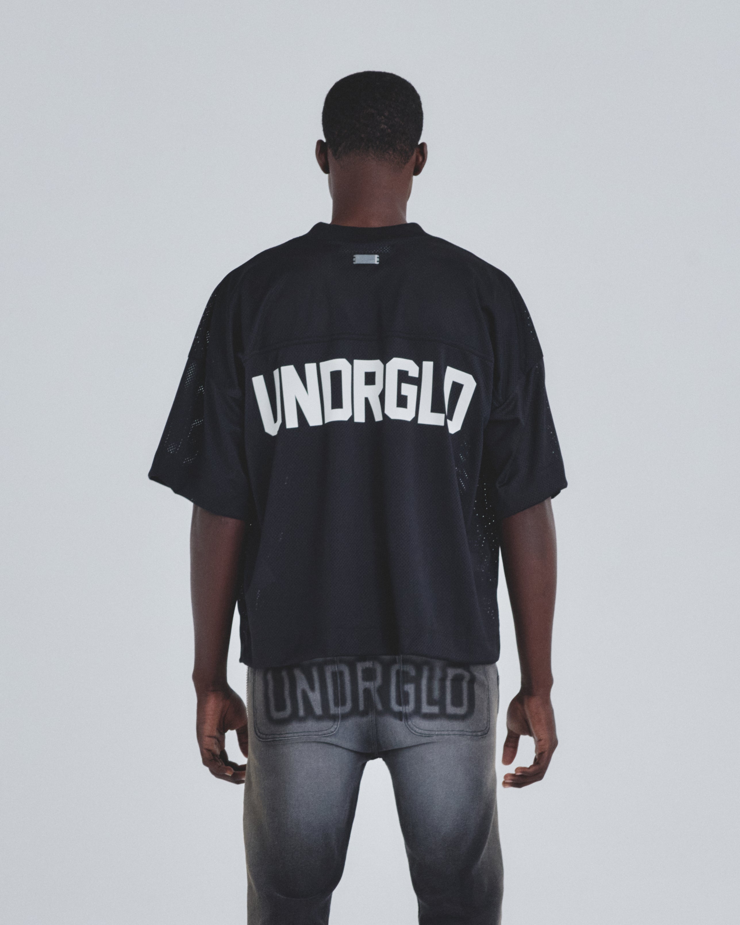 Basics 369 Mesh Jersey Black
