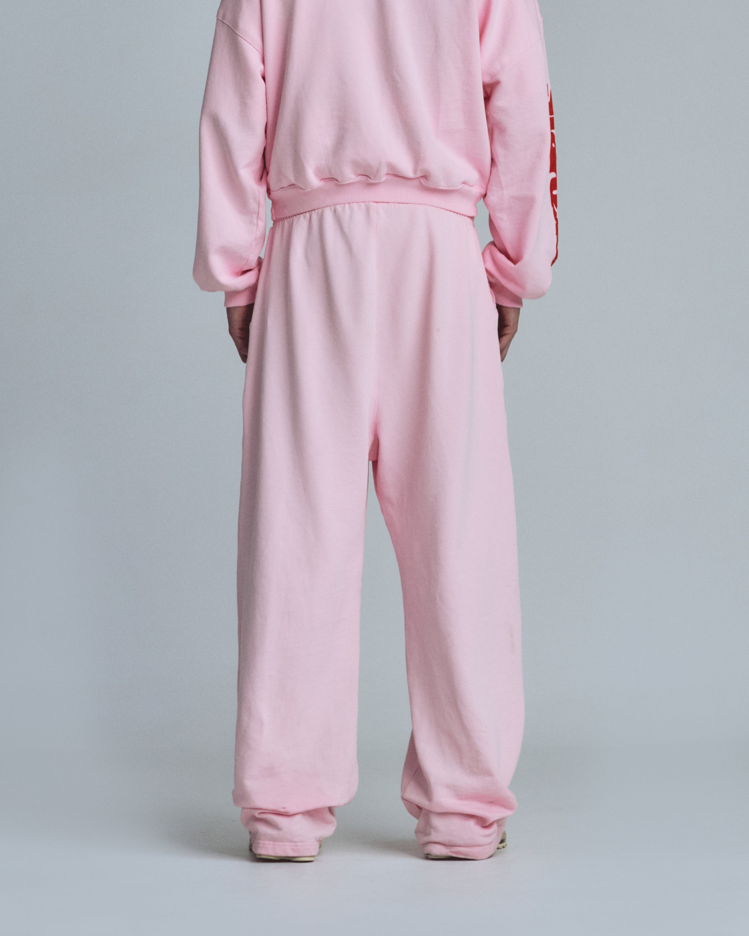 Stardust Symbol Straight Pants Pink