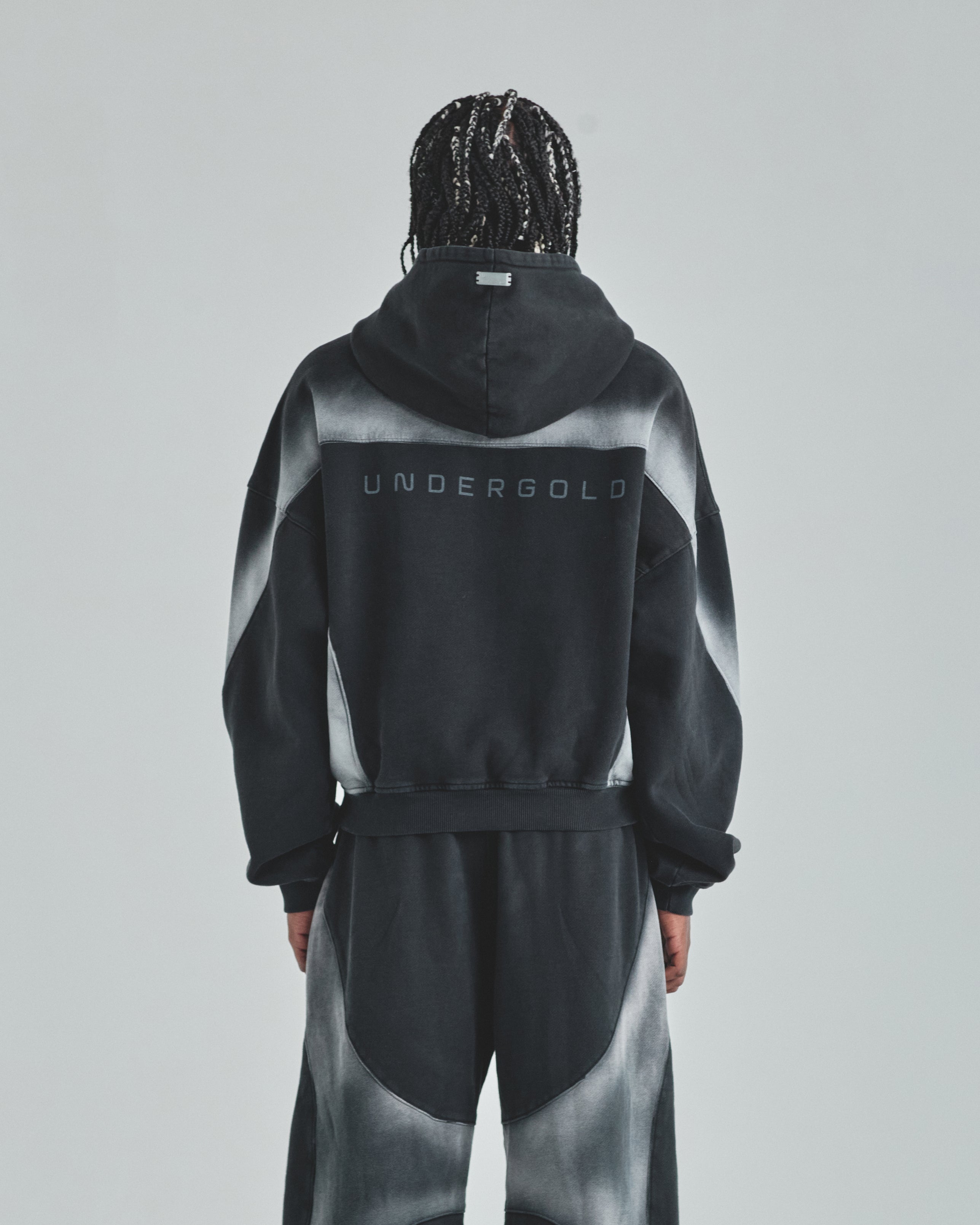 Act 1 UG Boxy Fit Hoodie Sandblast Black