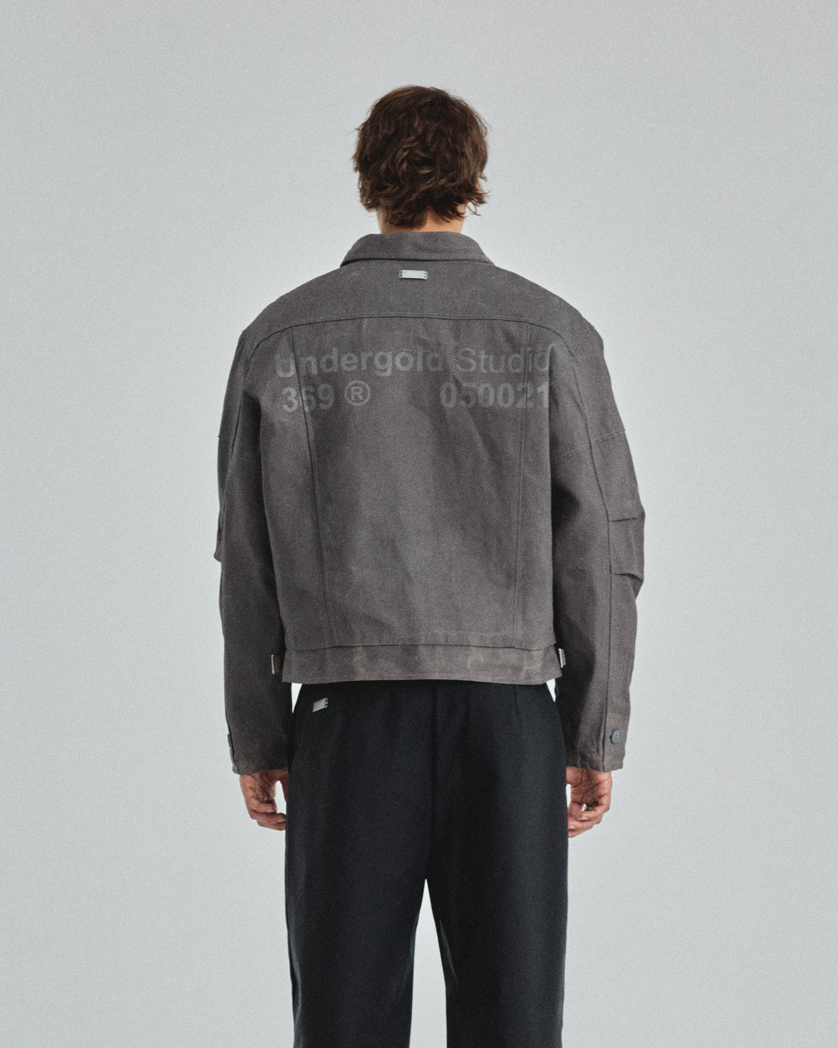 Basics Undergold Studio Canvas Jacket Waxed Gray