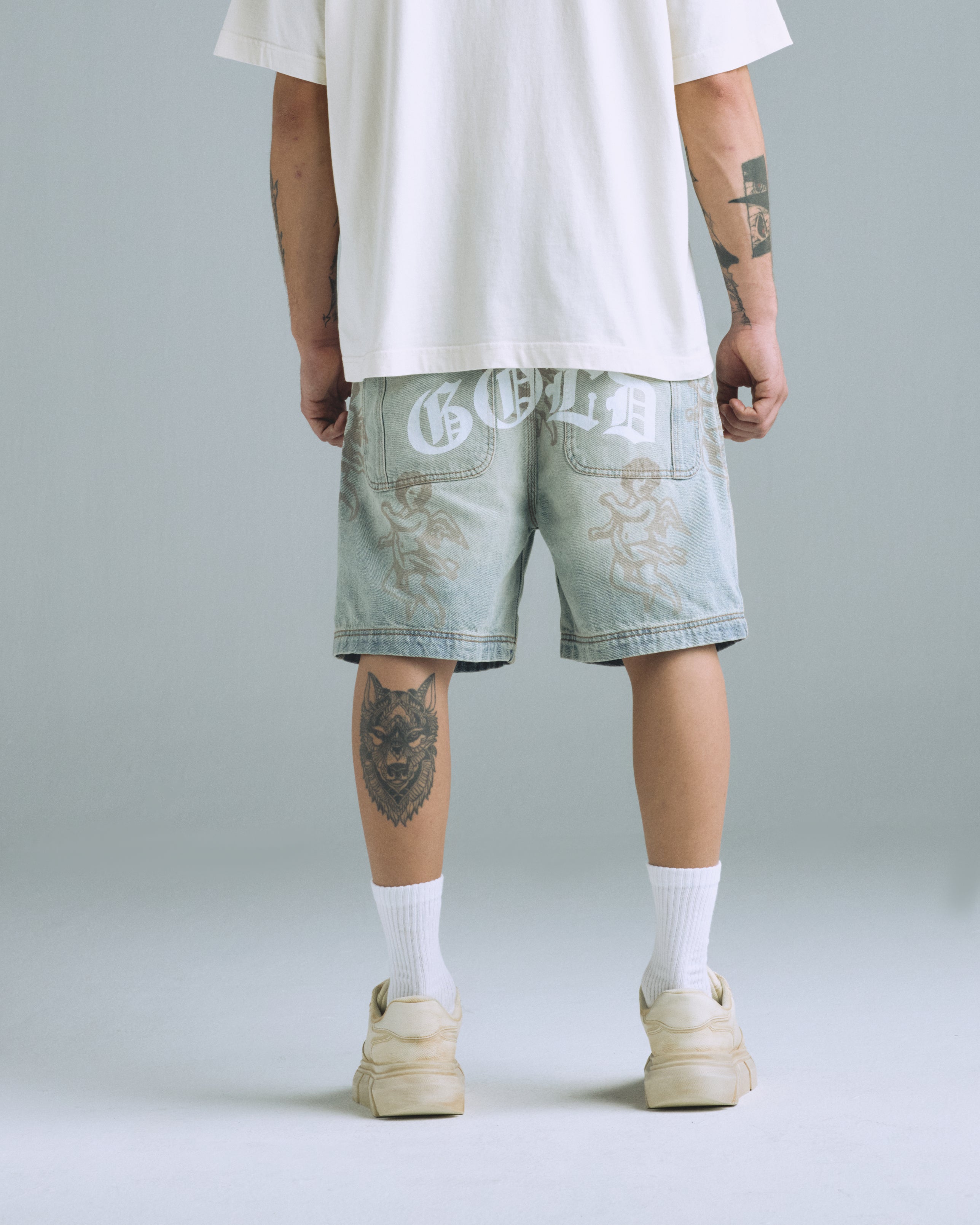 Gratia Plena Cherubs Short Light Blue