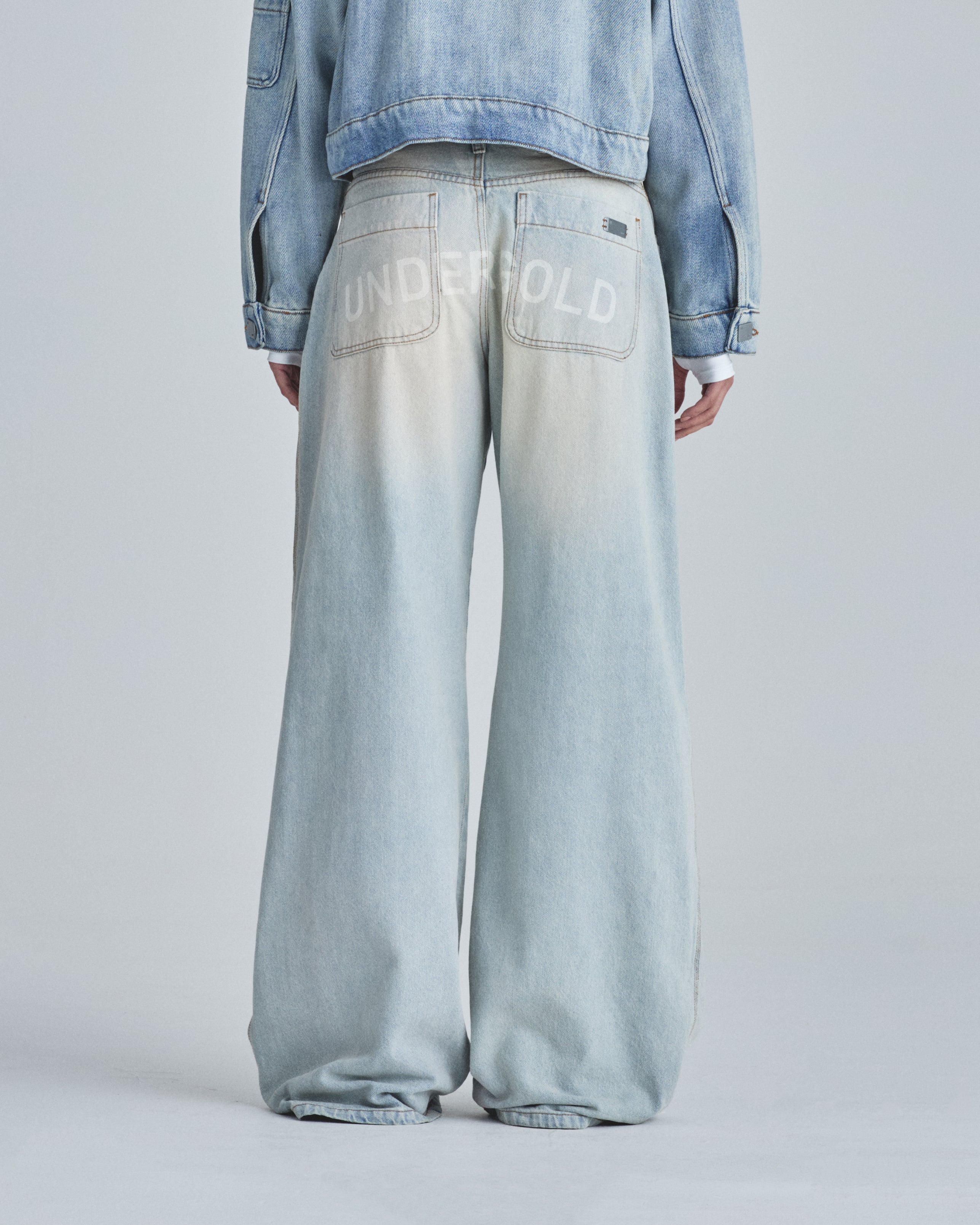 W Line Basic Wide Jeans Light Blue