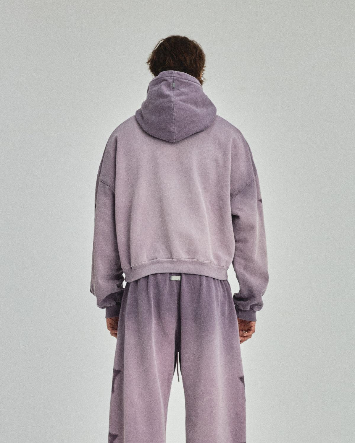 Pilgrimage Undergold Department Boxy Fit Hoodie Burn Lilac