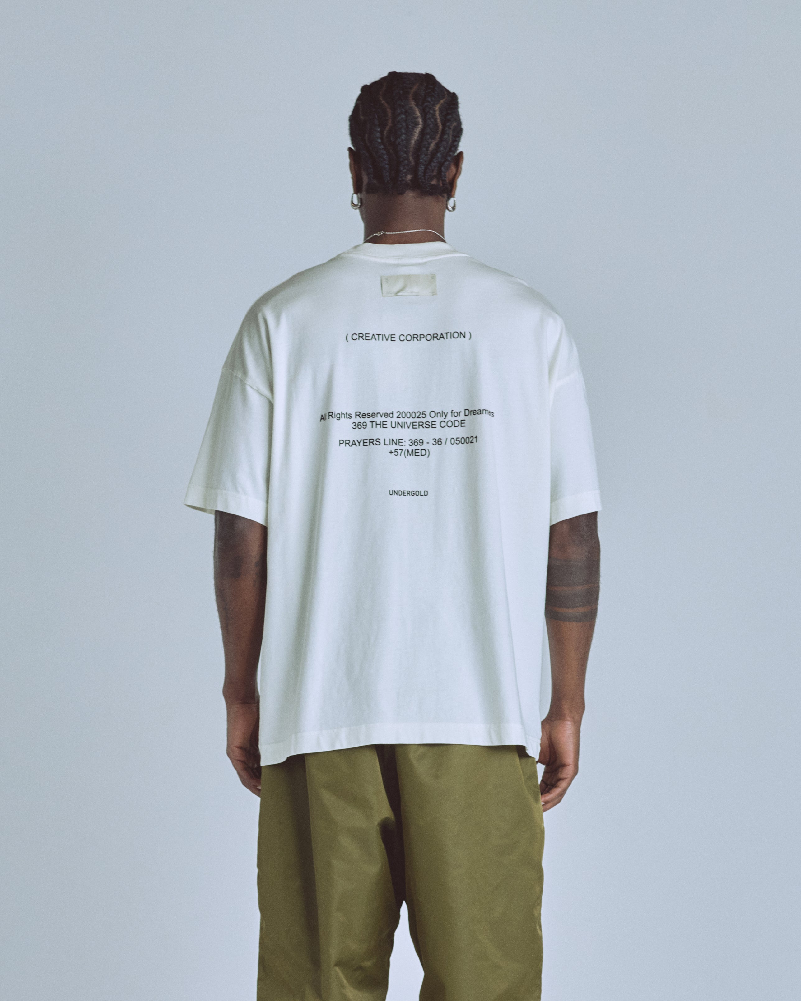 Golden Heritage Drop Tshirt White