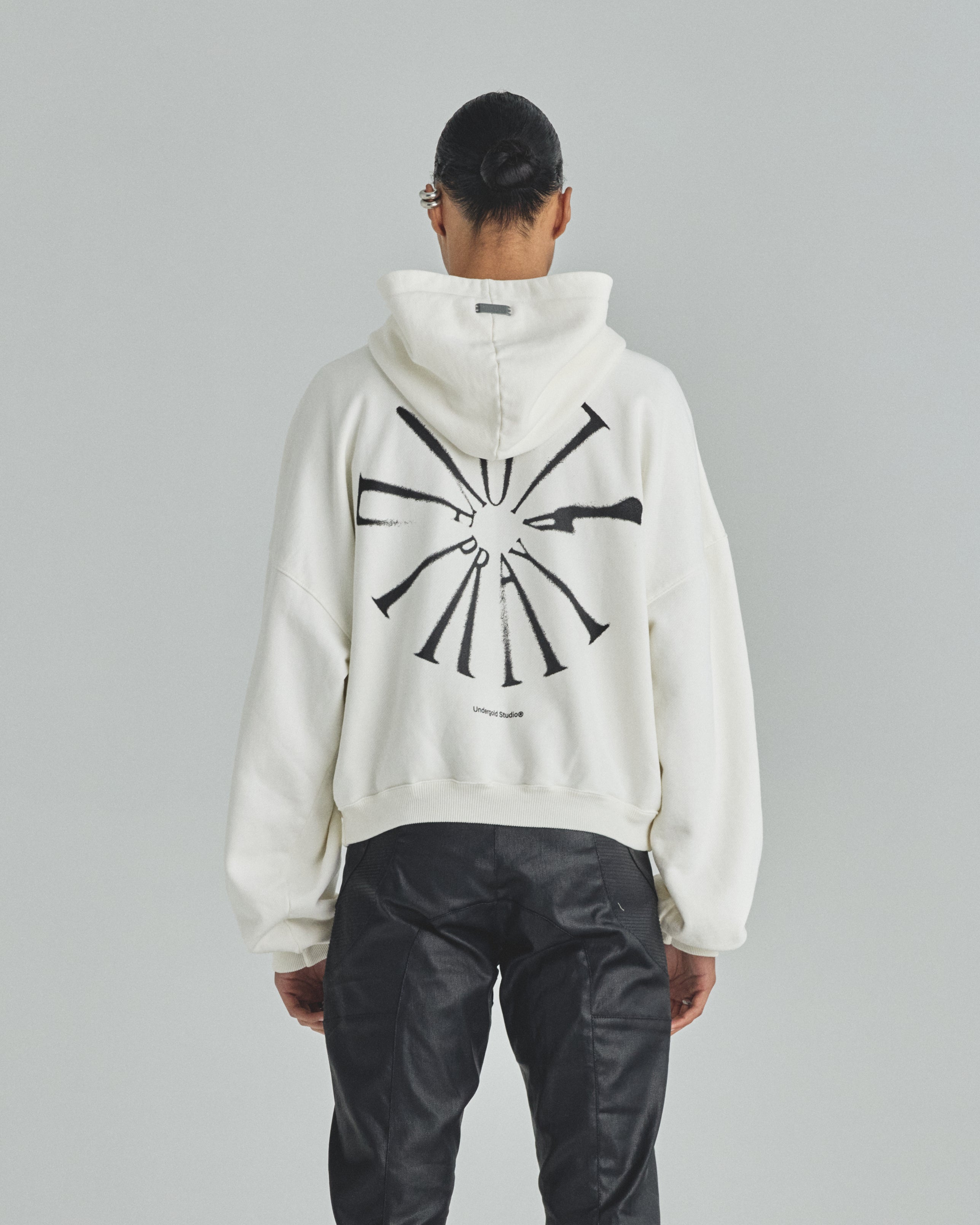 Spring Pray 4 Love Boxy Fit Hoodie White