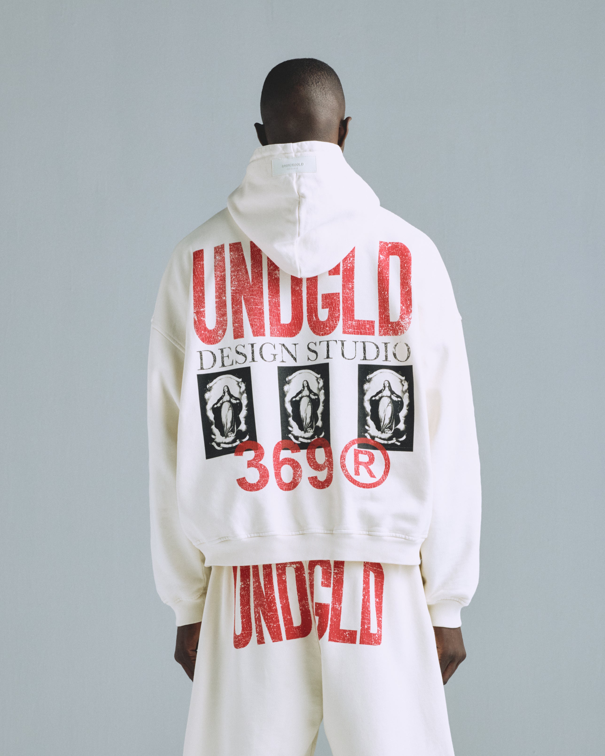 Gratia Plena Mary Hoodie Cream