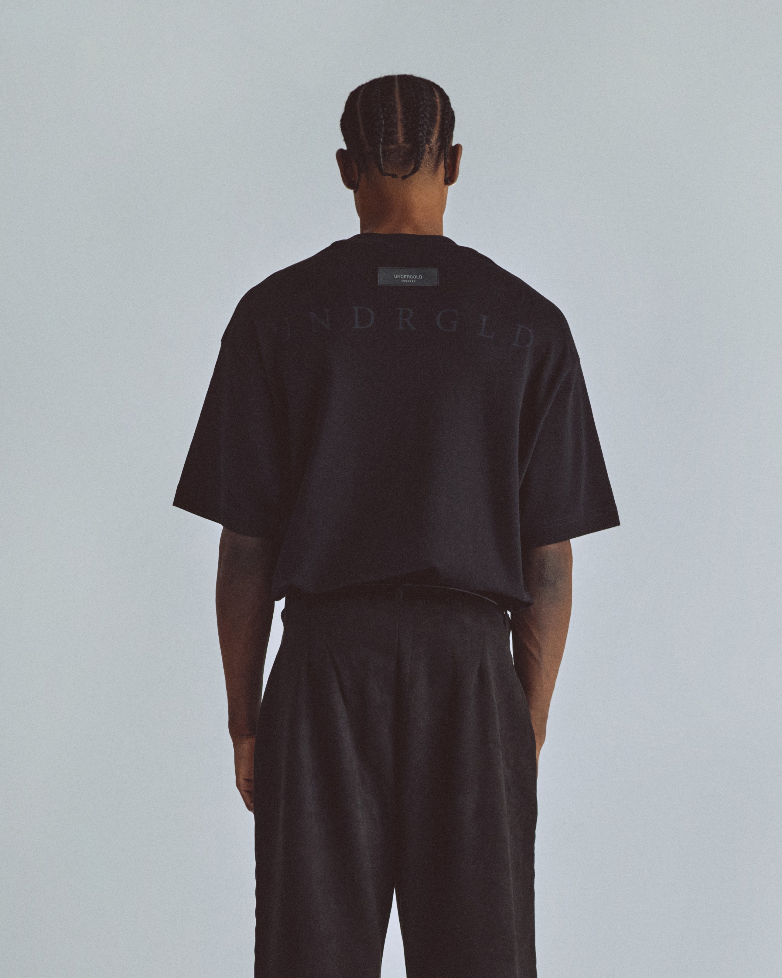The Path Monogram Boxy Fit Tshirt Black