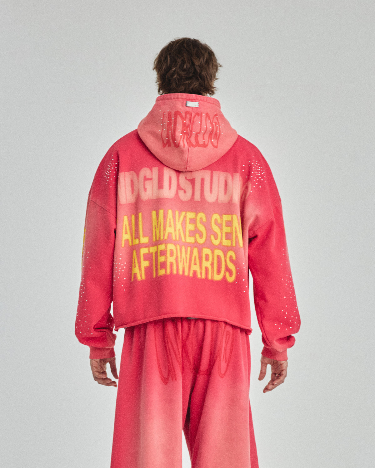 Pilgrimage Witness Boxy Fit Hoodie Rose Fire