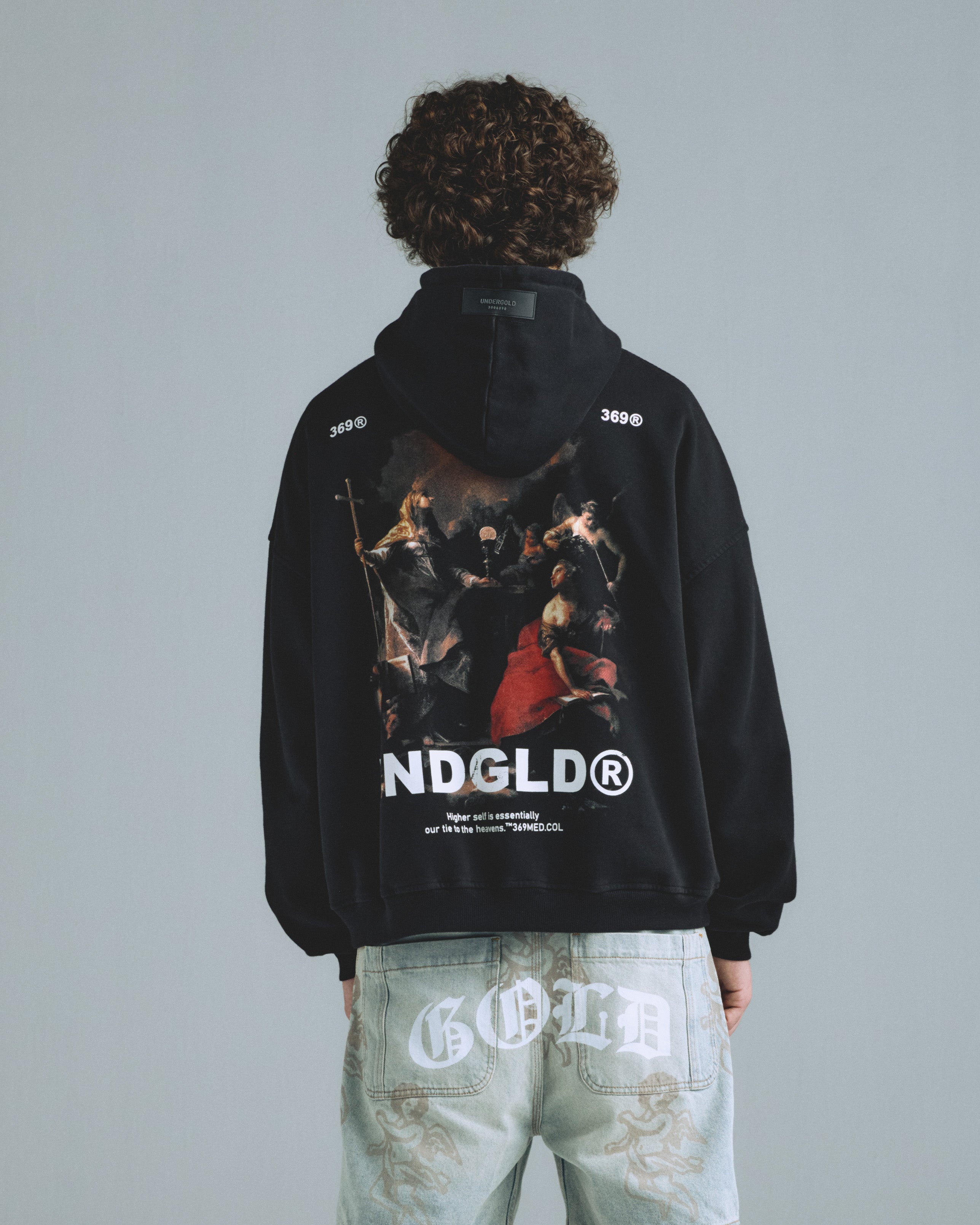 Gratia Plena Holy Fire Hoodie Black