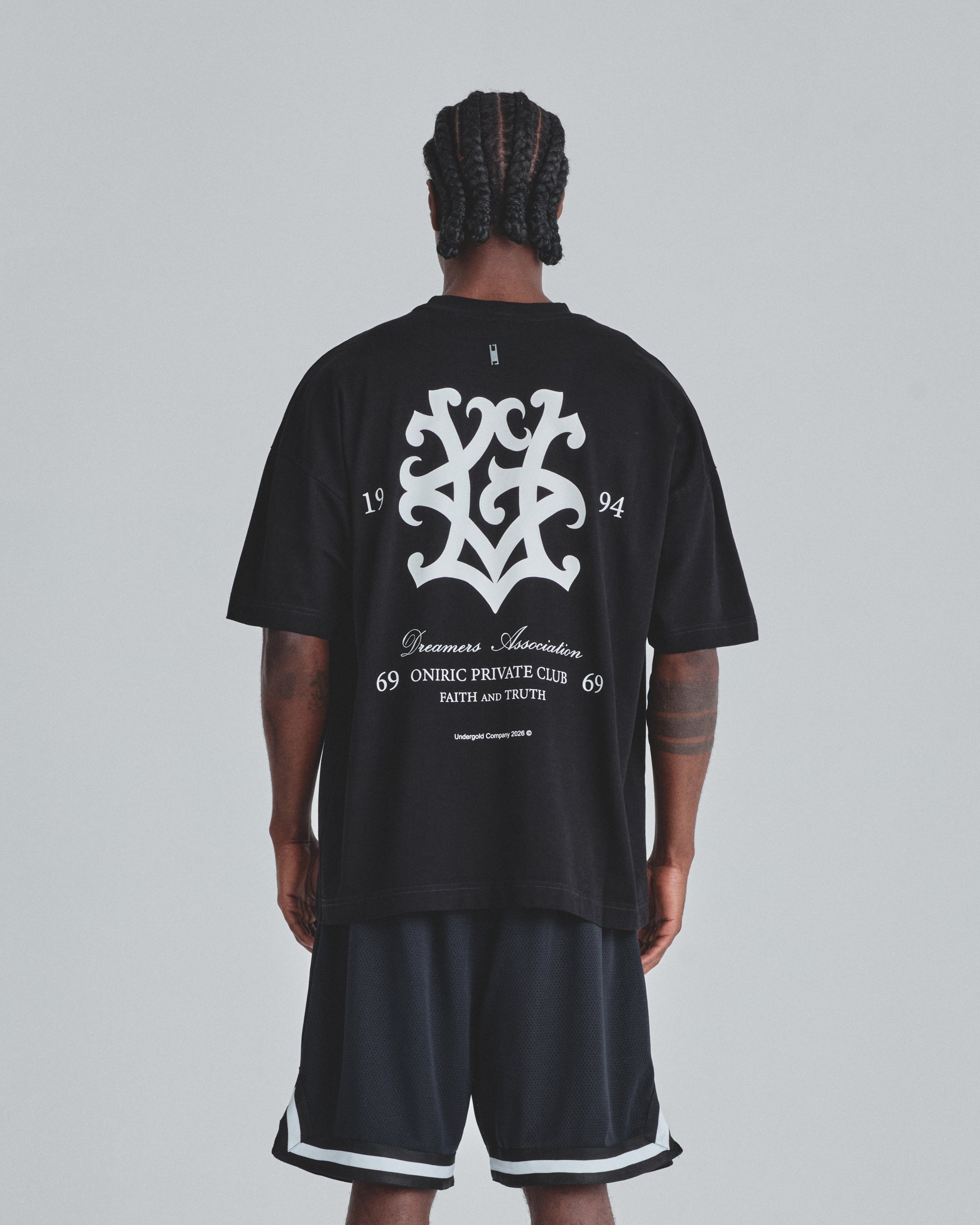 Line UG Monogram Tshirt Black
