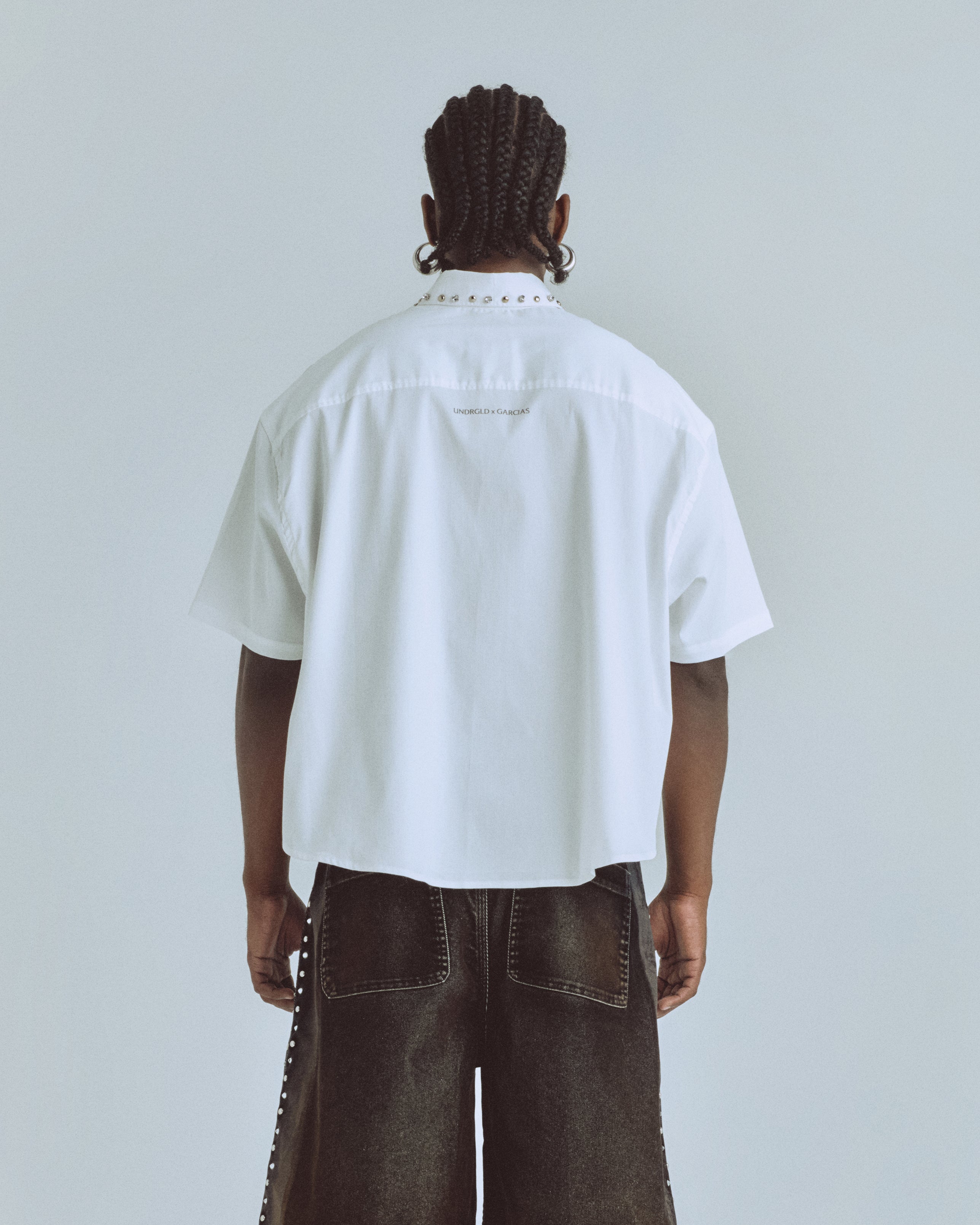 Santa Unión Santa María Short Sleeve Boxy Fit Shirt Bone