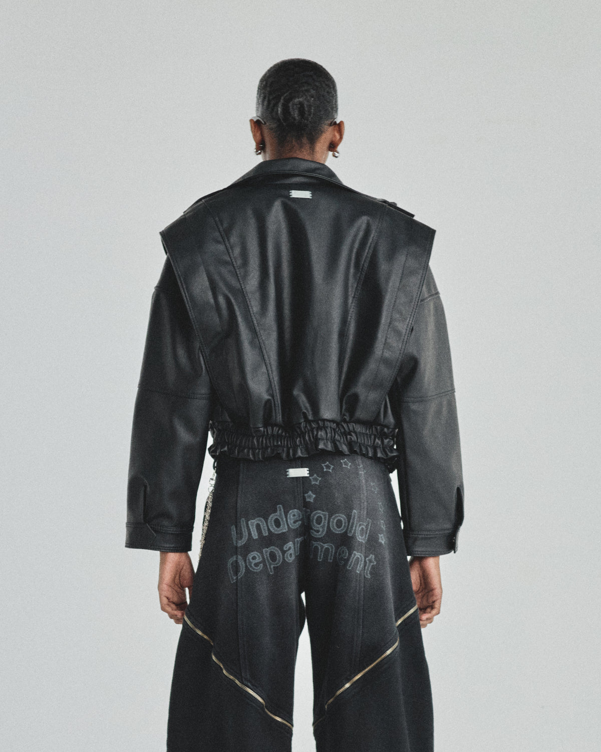 W Basics Panelled Bomber Jacket Black