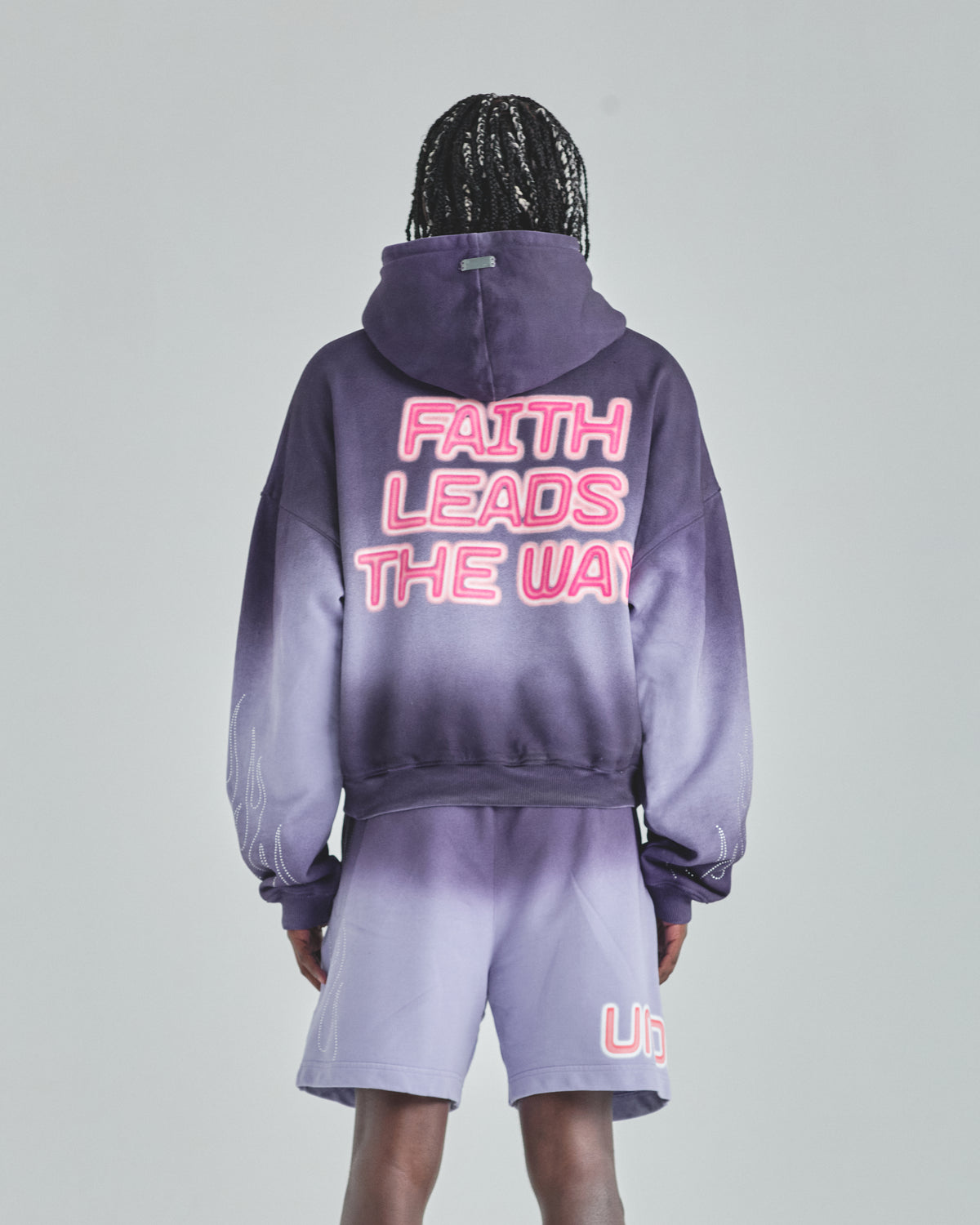 Act 1 Radiant Boxy Fit Hoodie Faded Purple
