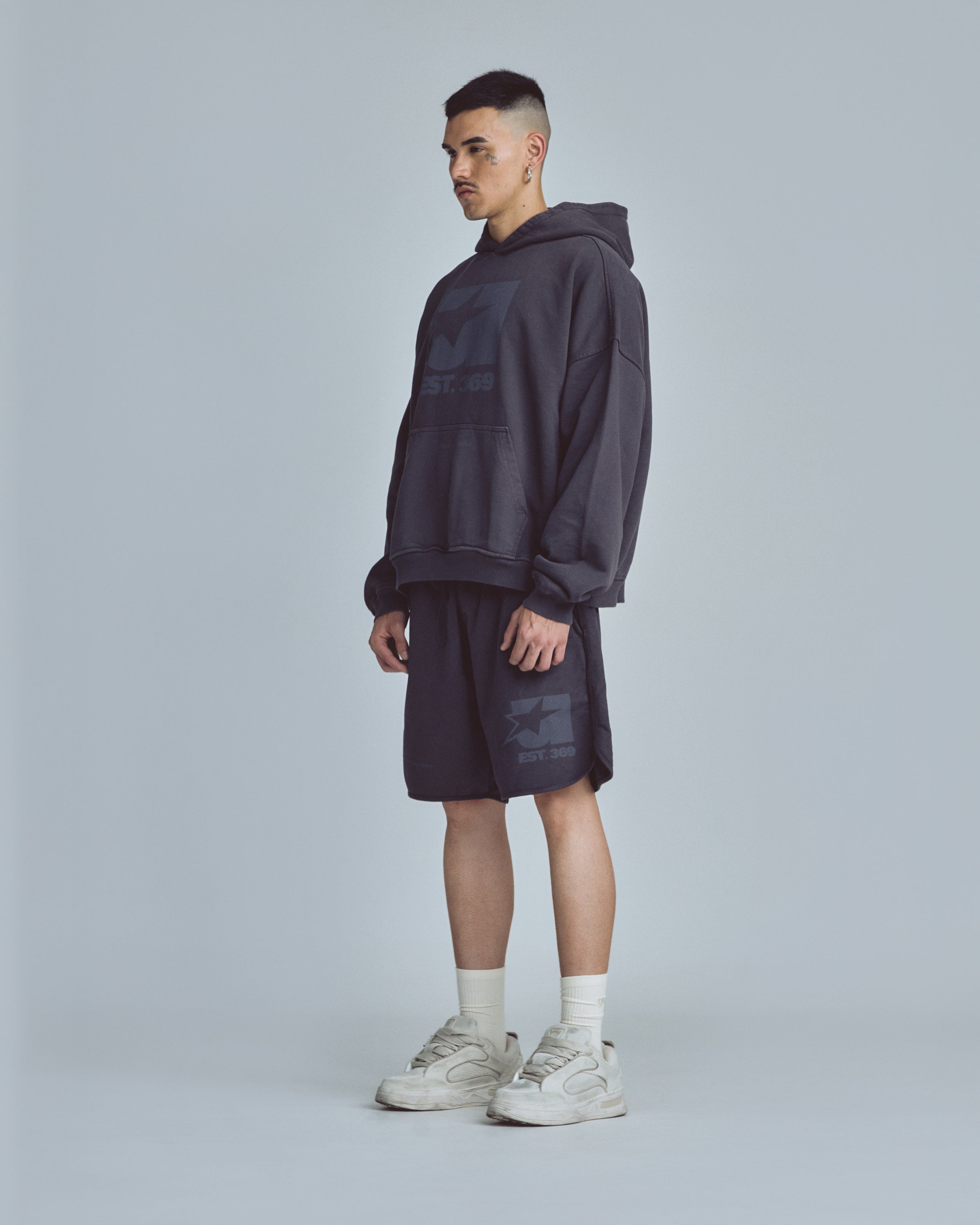 Stardust Symbol Biased Shorts Vintage Gray