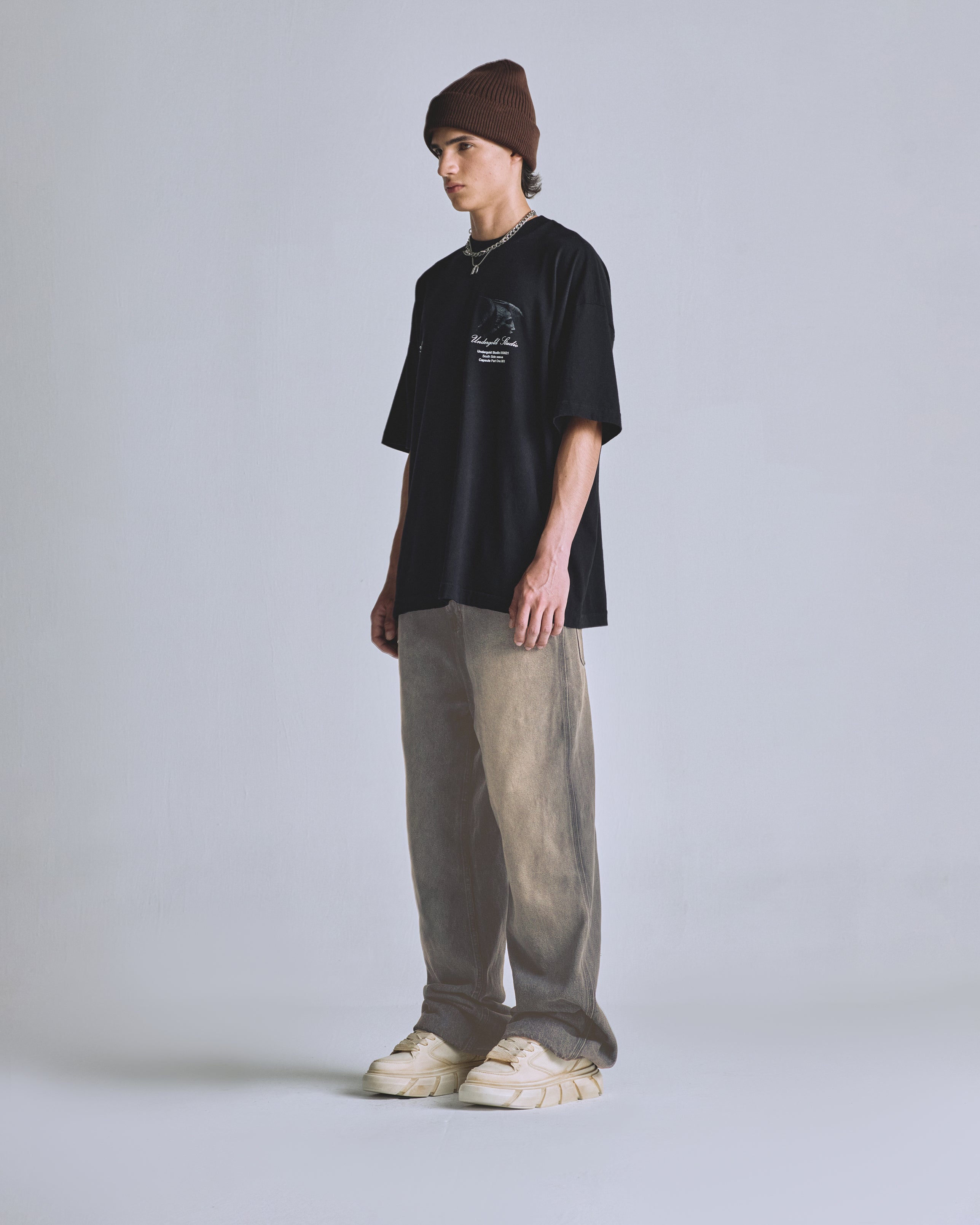 Basics UNDERGOLD Regular Jean Dirty Black