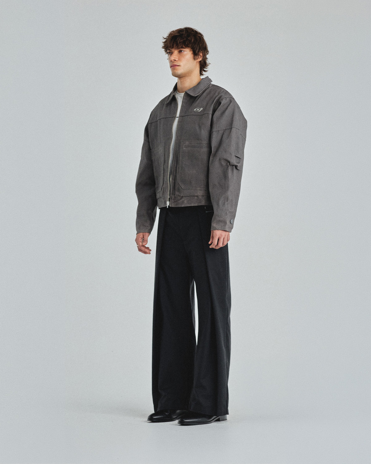 Basics Undergold Studio Canvas Jacket Waxed Gray