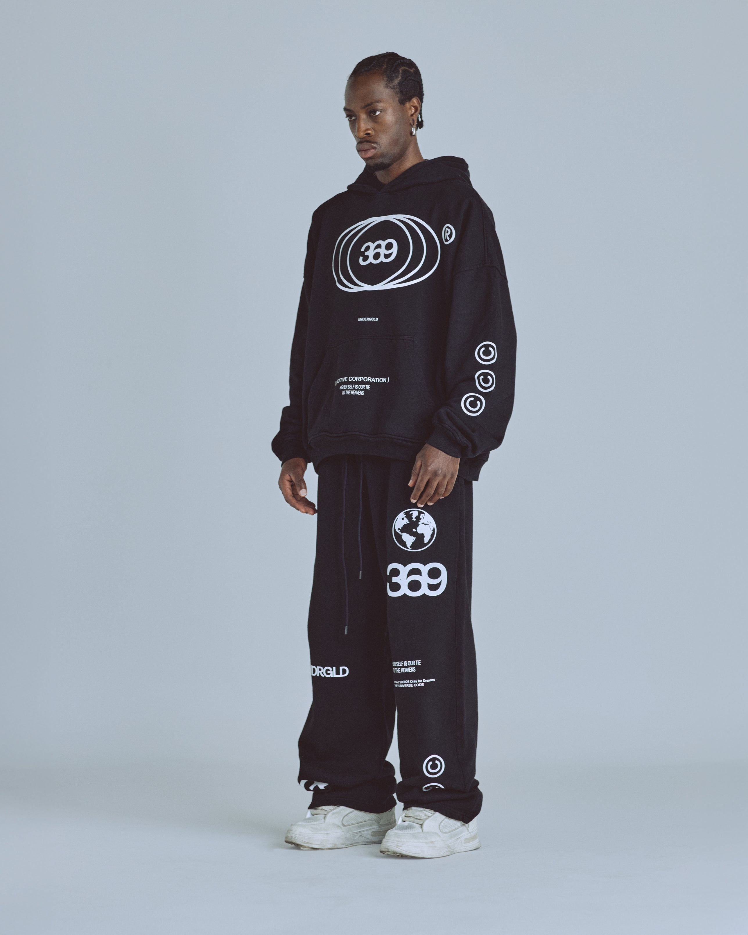 Golden Heritage Basic Straight Pants Black