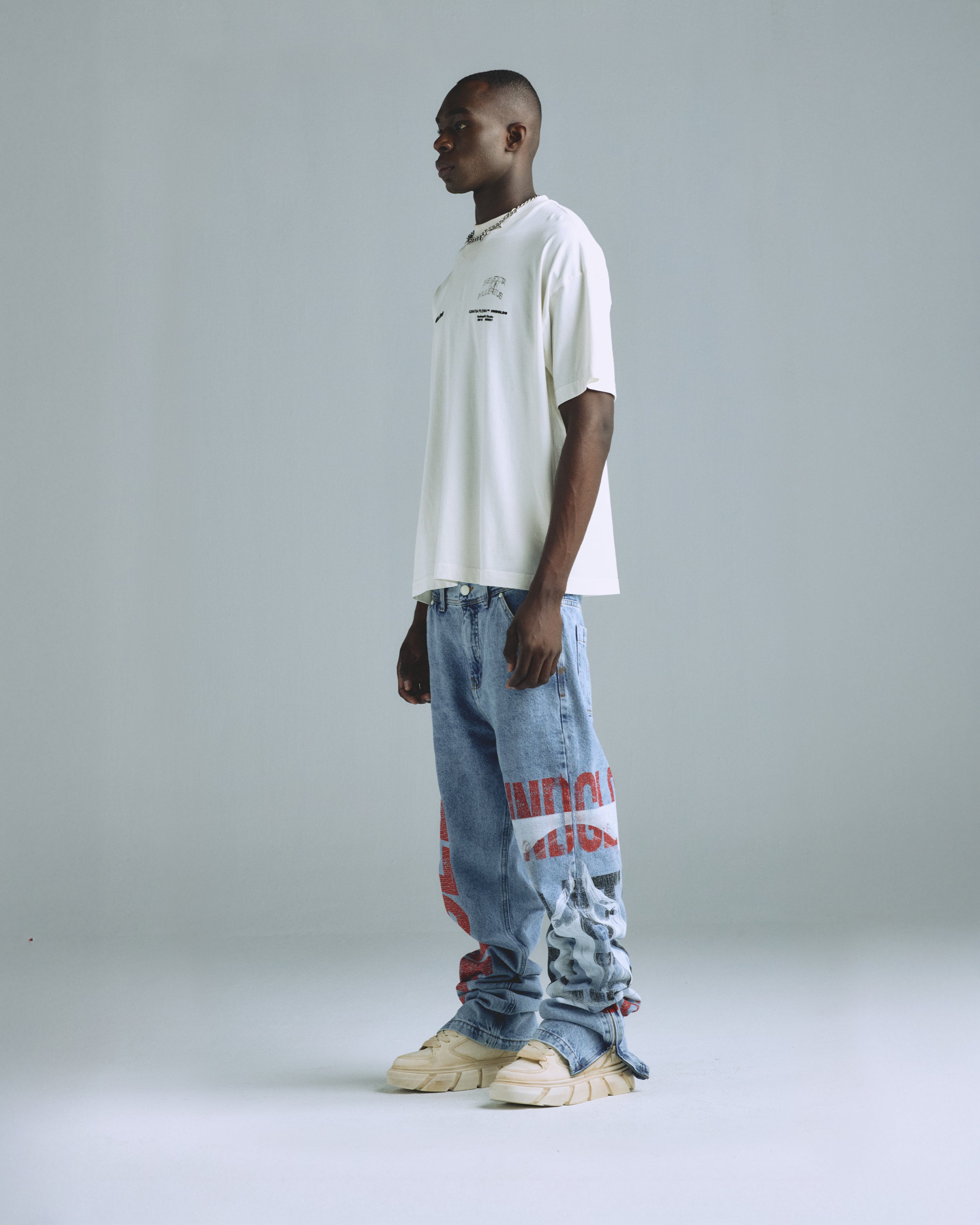 Gratia Plena Benedicta Tshirt White