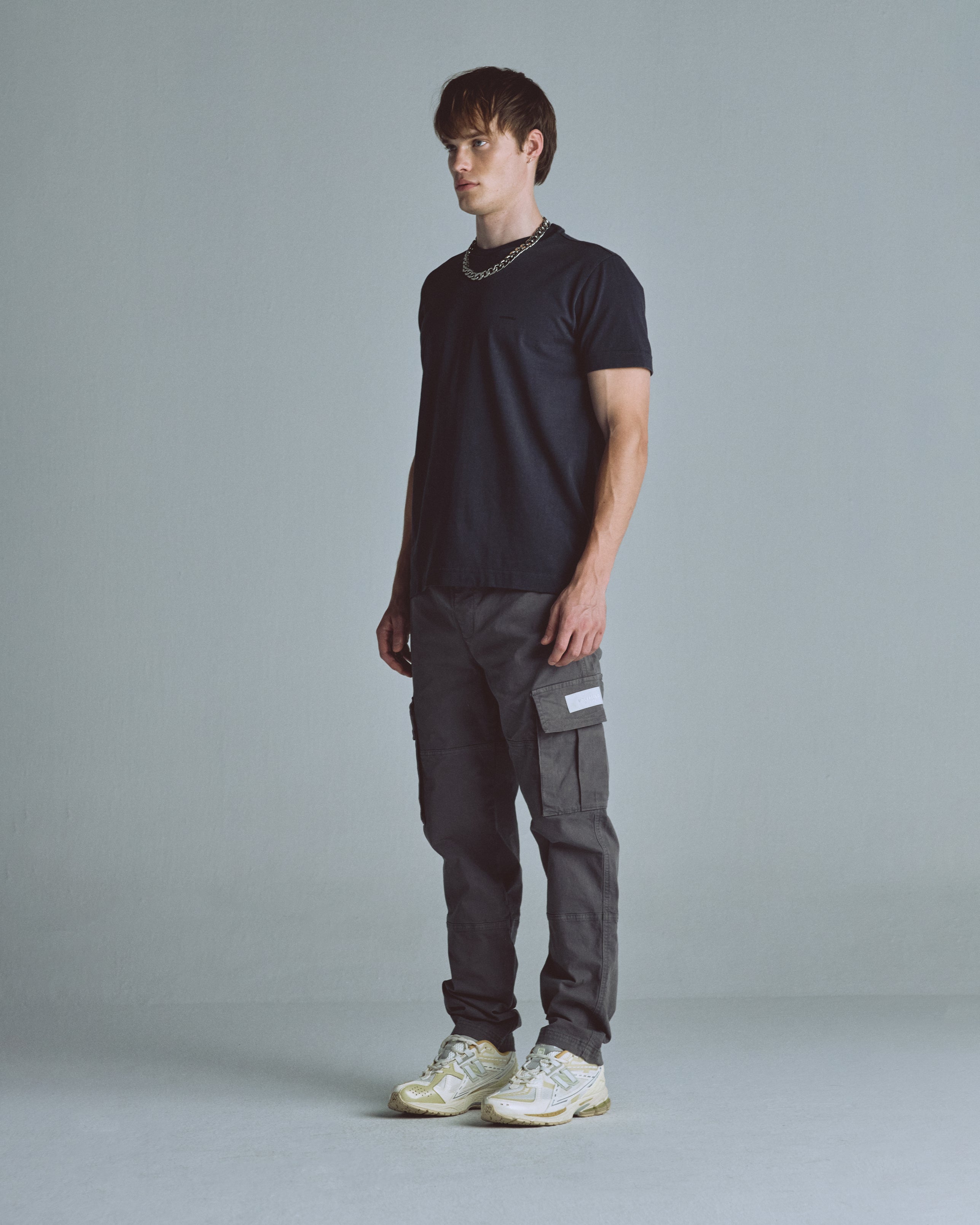 Basics Relaxed Cargo Pant Gray