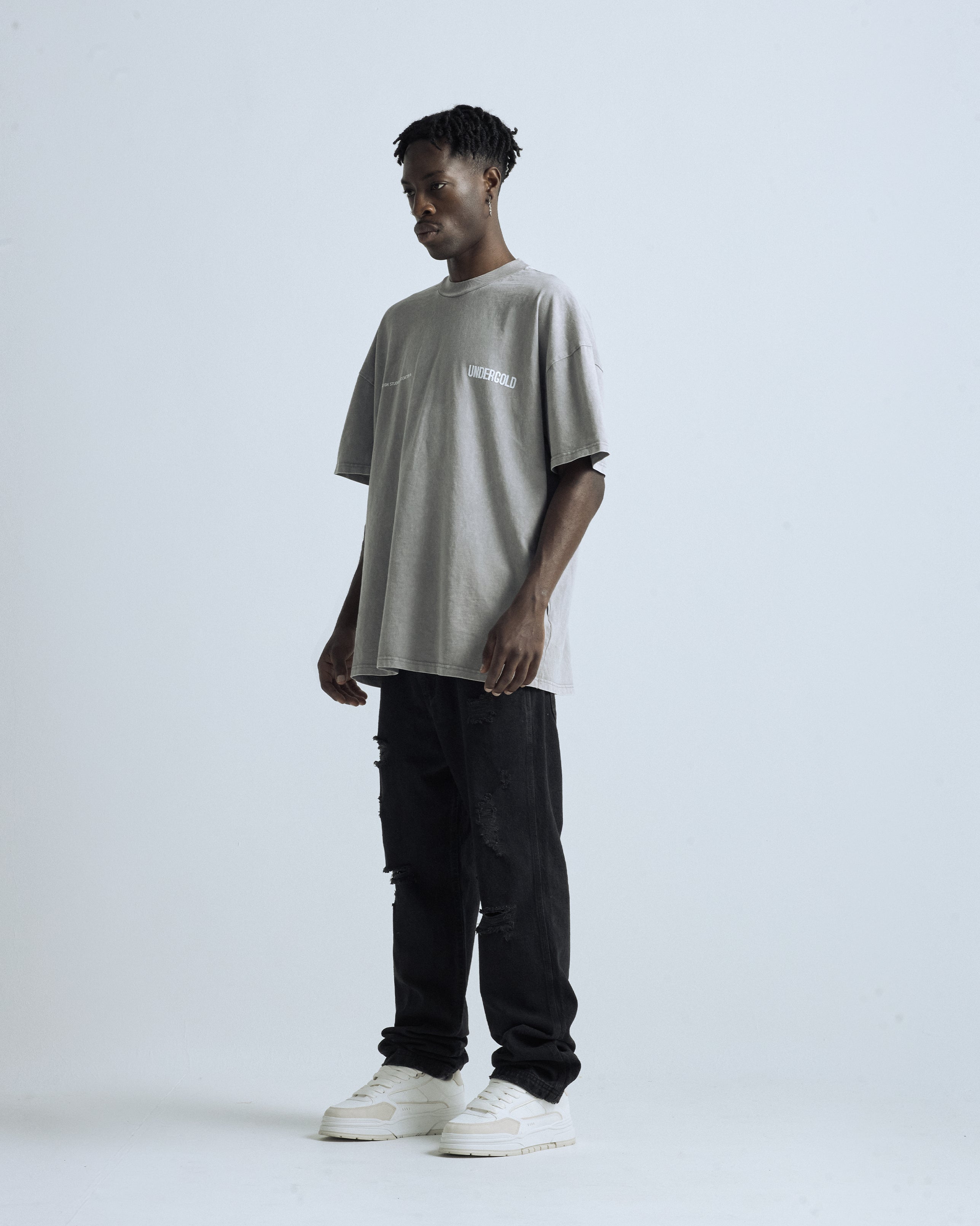 Basic Undergold Tshirt Washed Gray
