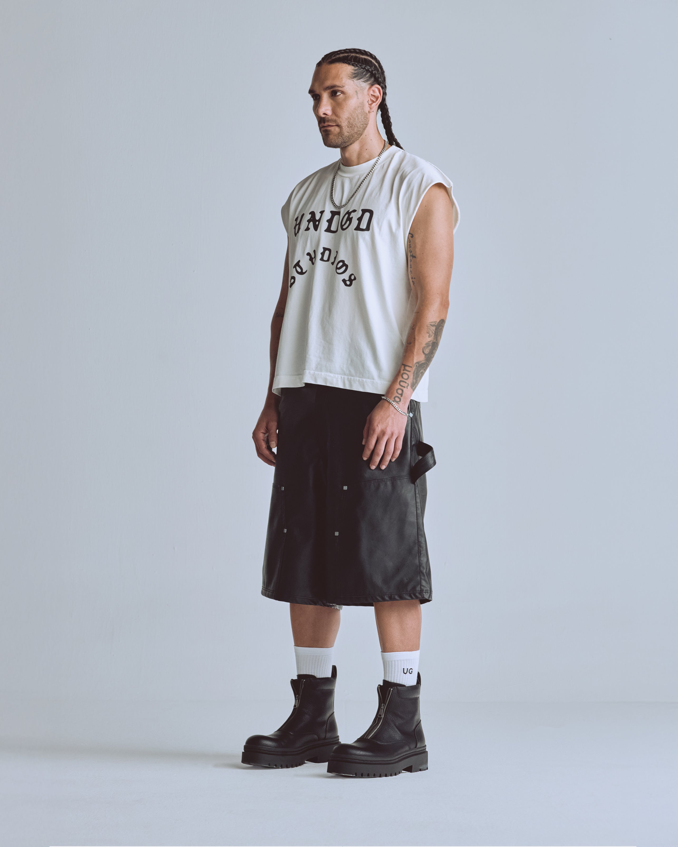 Capsule UNDGD STUDIOS Sleeveless Tshirt White