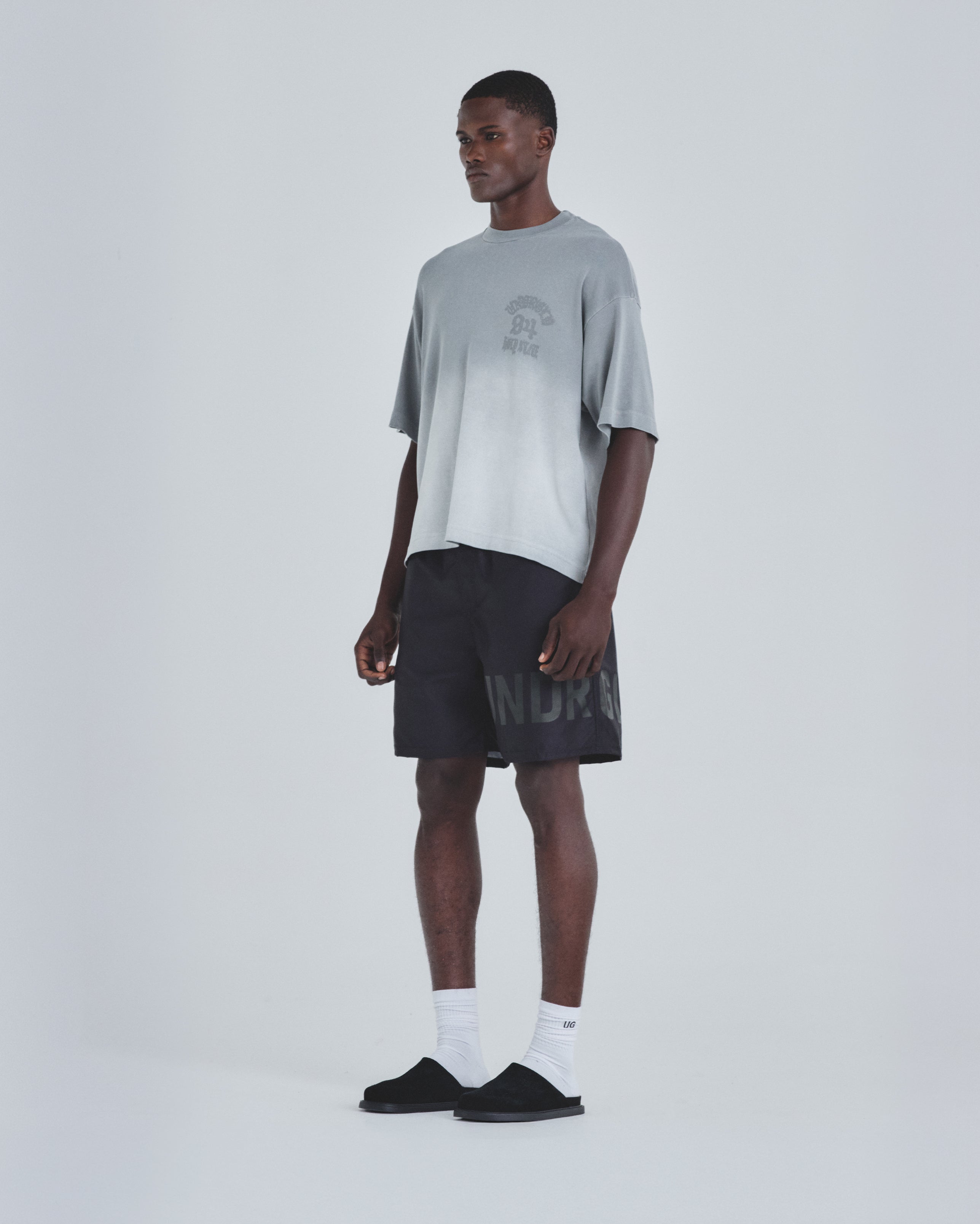 Holy State Beautiful Soul Boxy Fit Tshirt Faded Gray