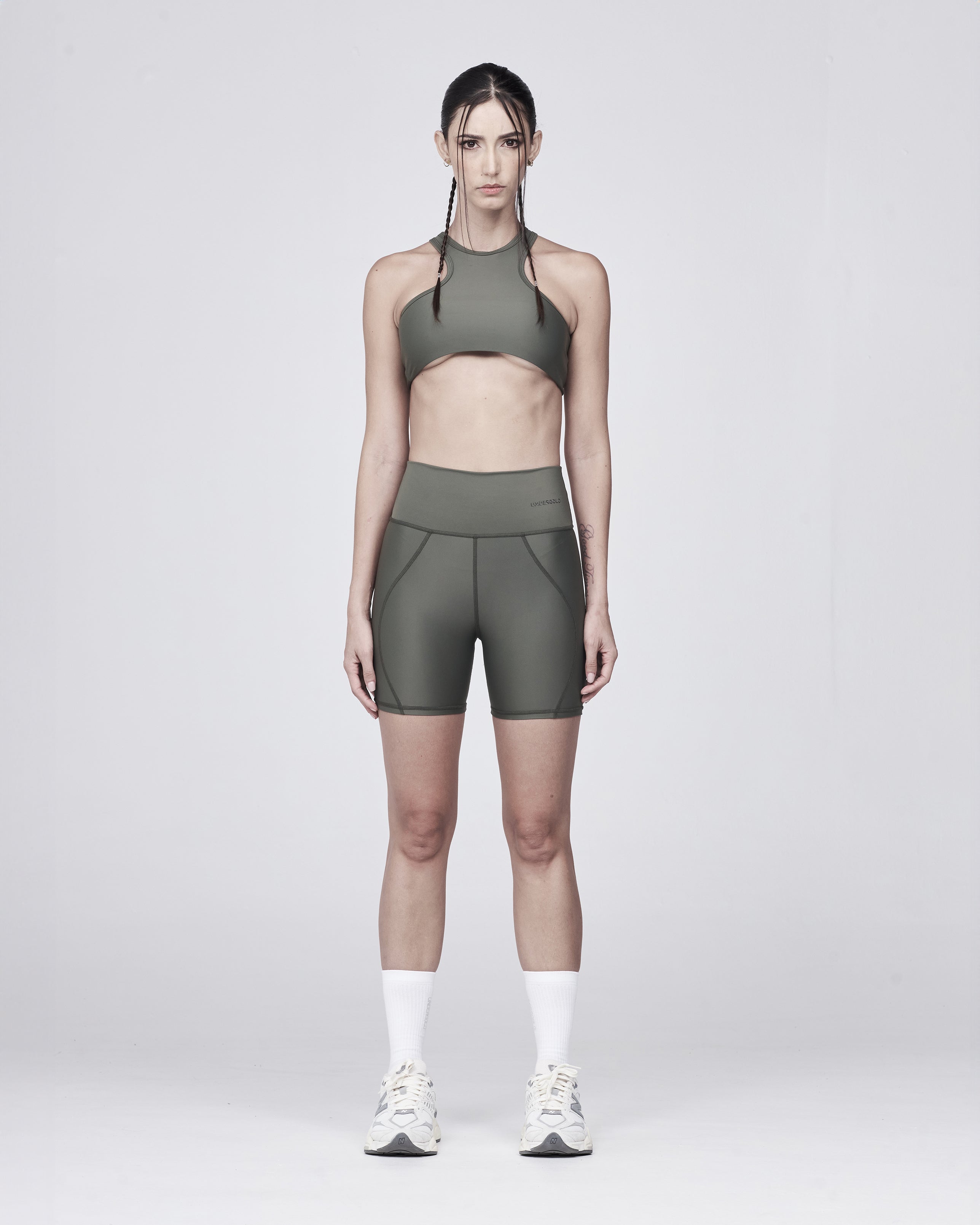 Basics Biker Military Green