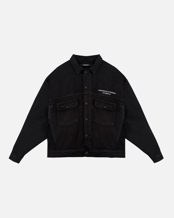 Basics Undergold Design Studio Trucker Jacket Black