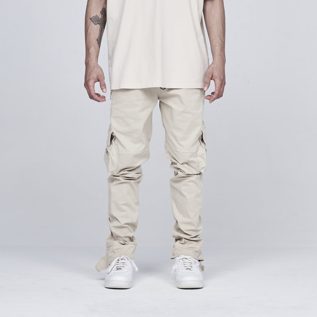 Basics Slim Cargo Pants Bone UNDERGOLD