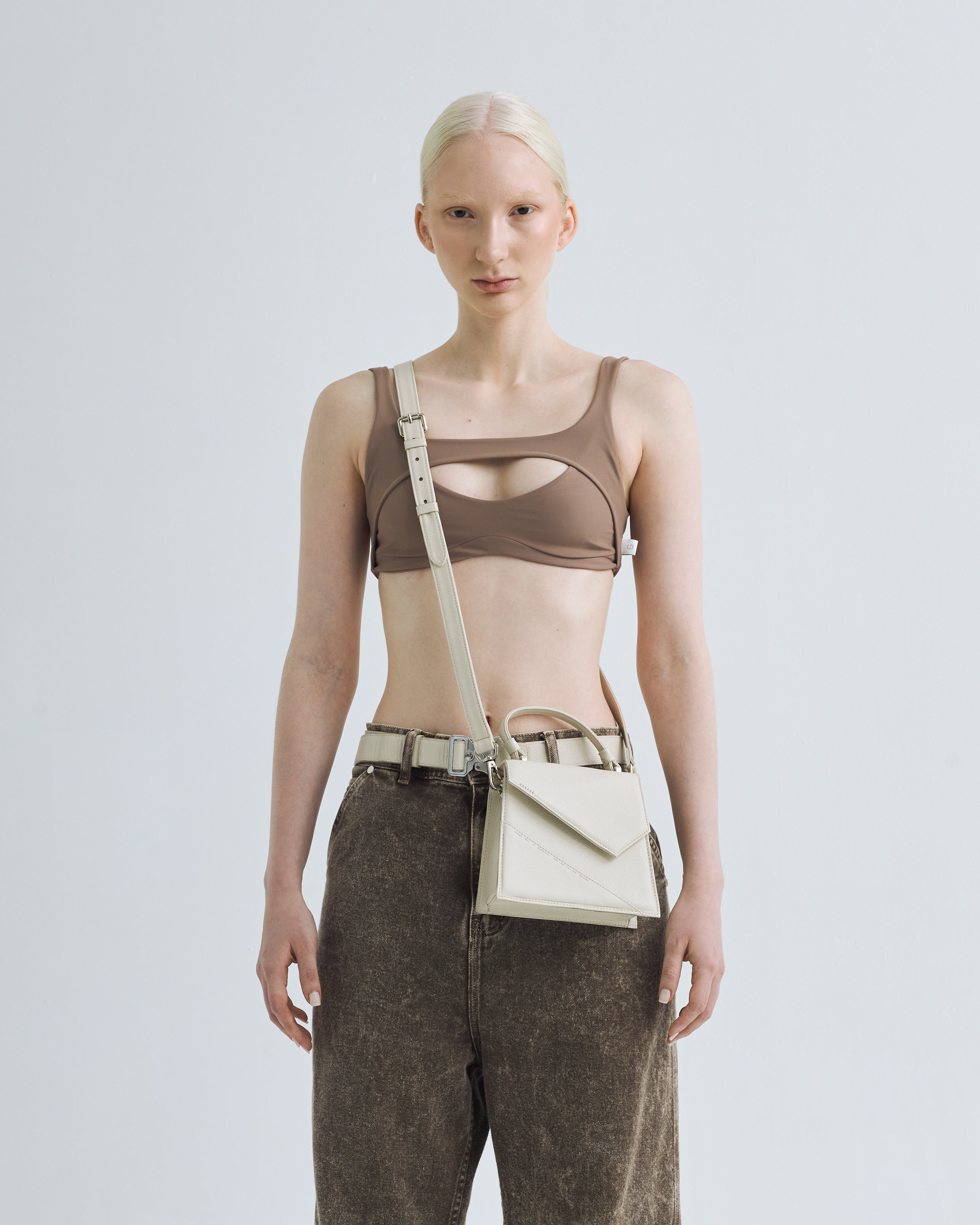 Sublime Basic Cut Out Top Brown