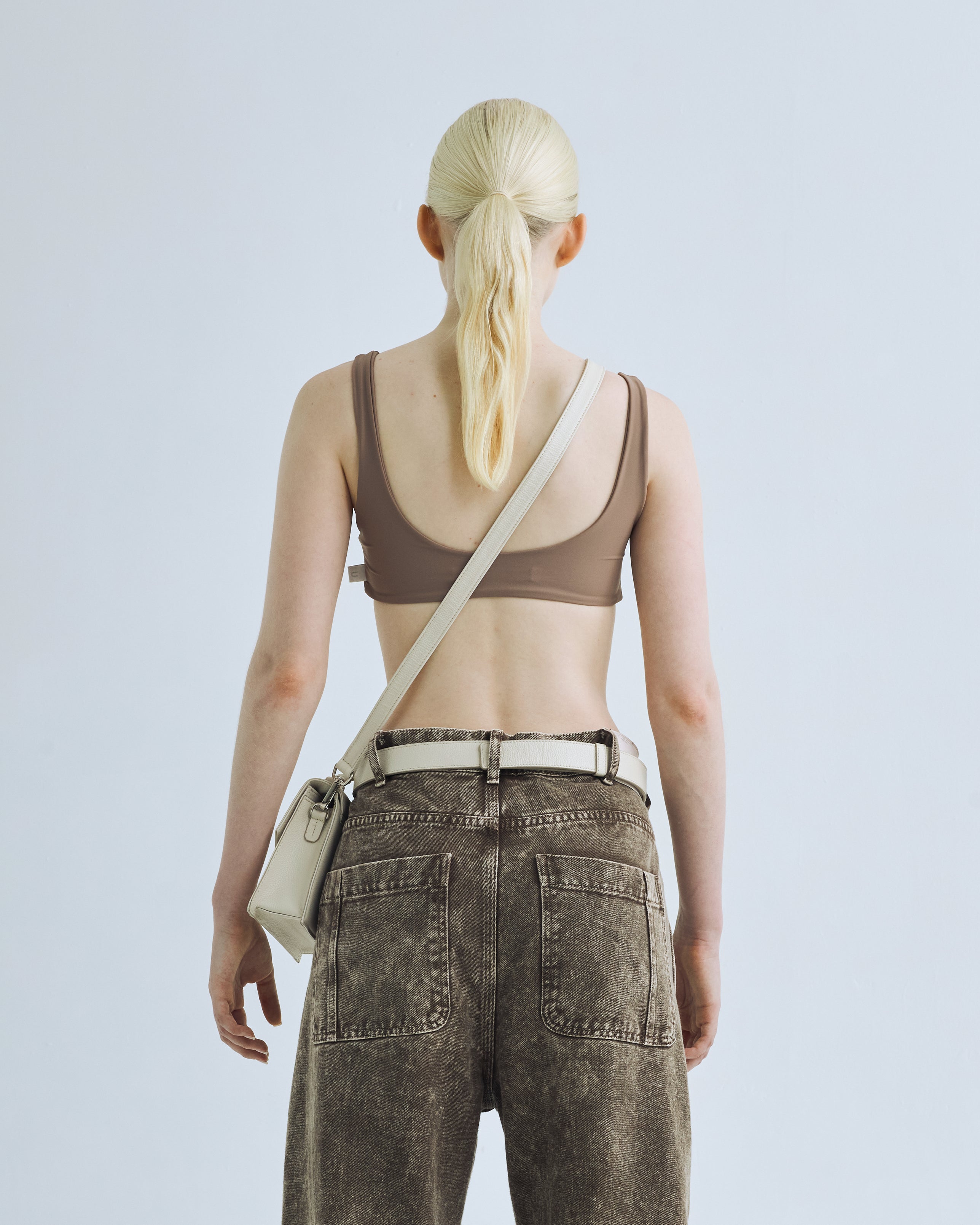 Sublime Basic Cut Out Top Brown
