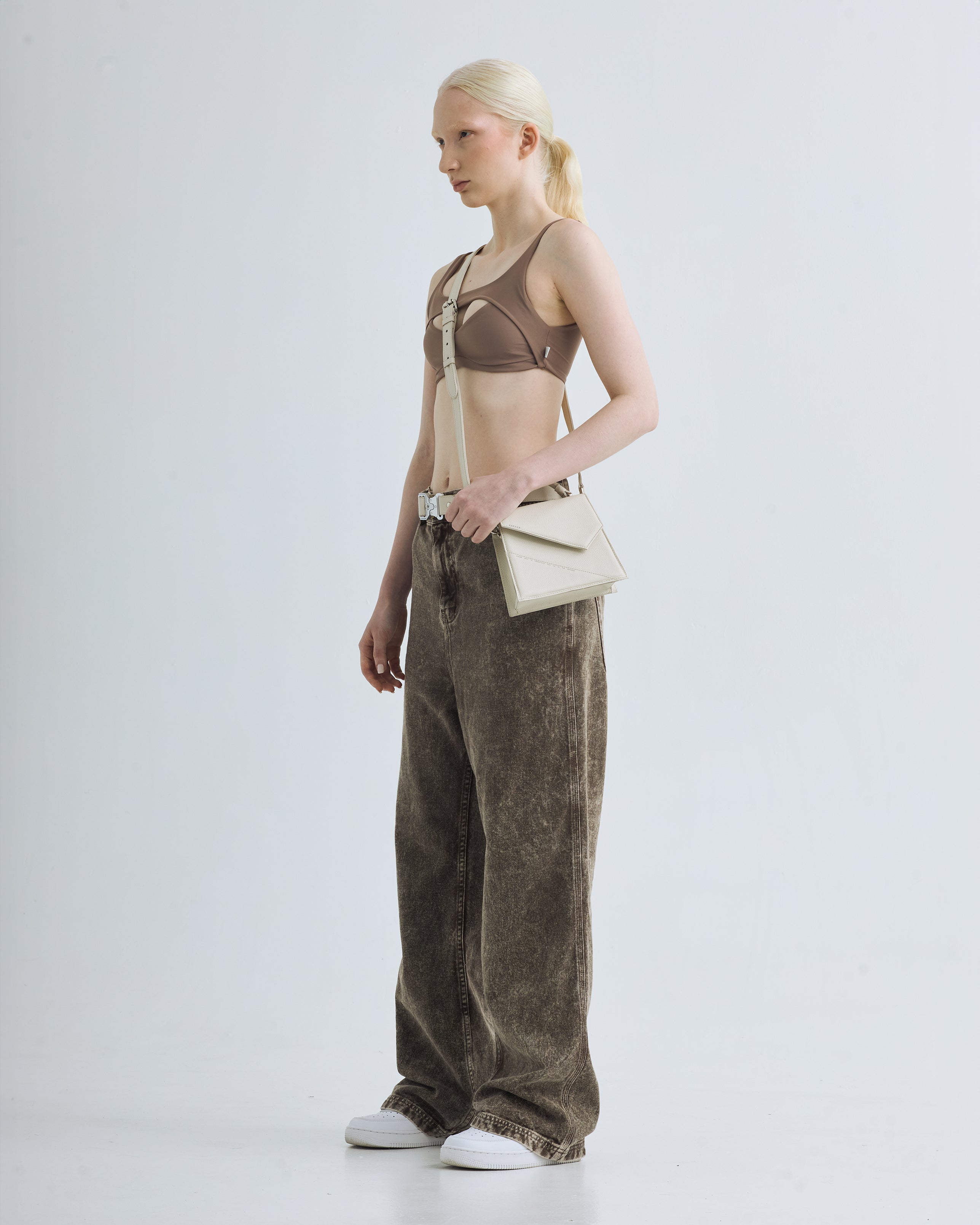 Sublime Basic Cut Out Top Brown