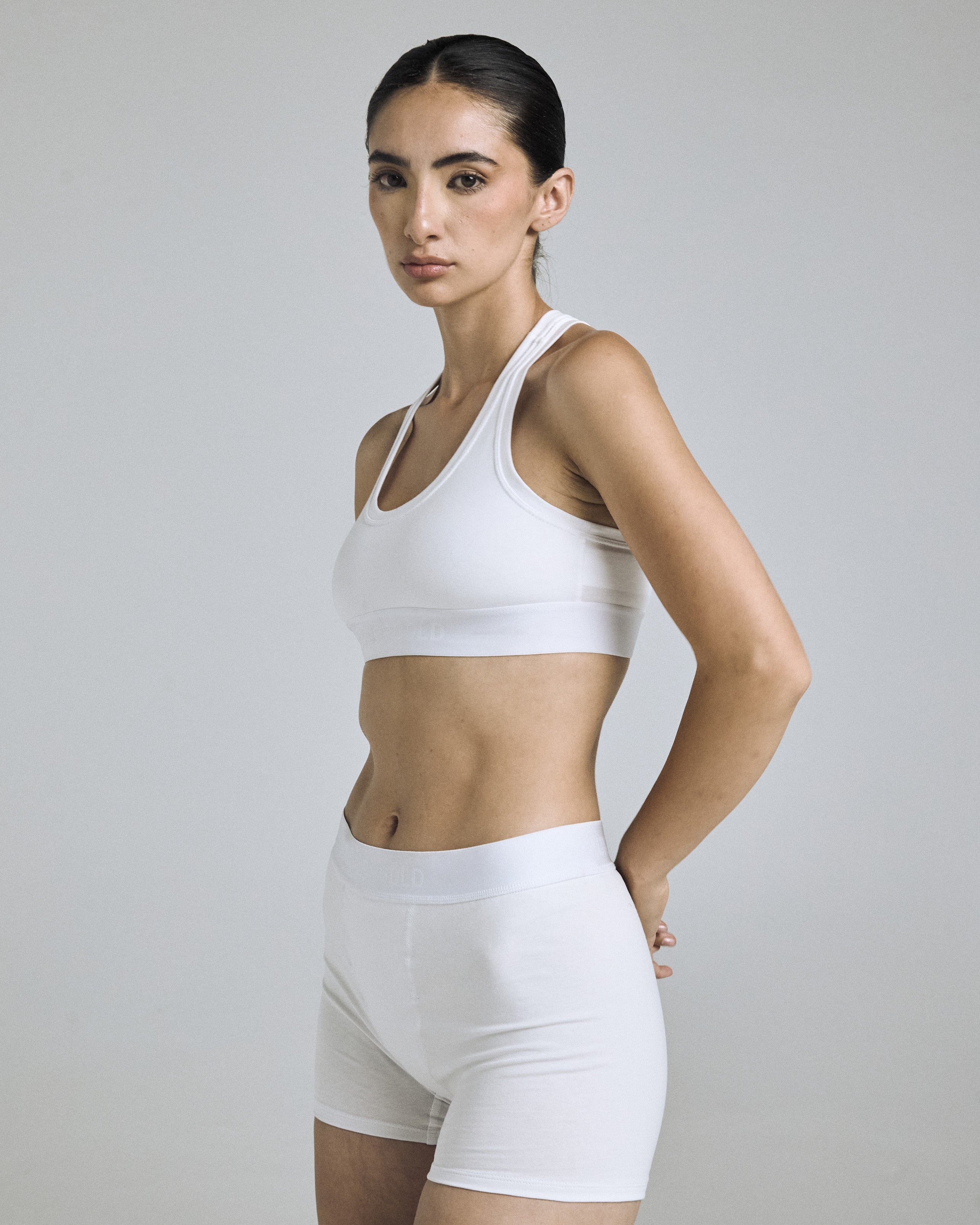 W Basics Boxers White