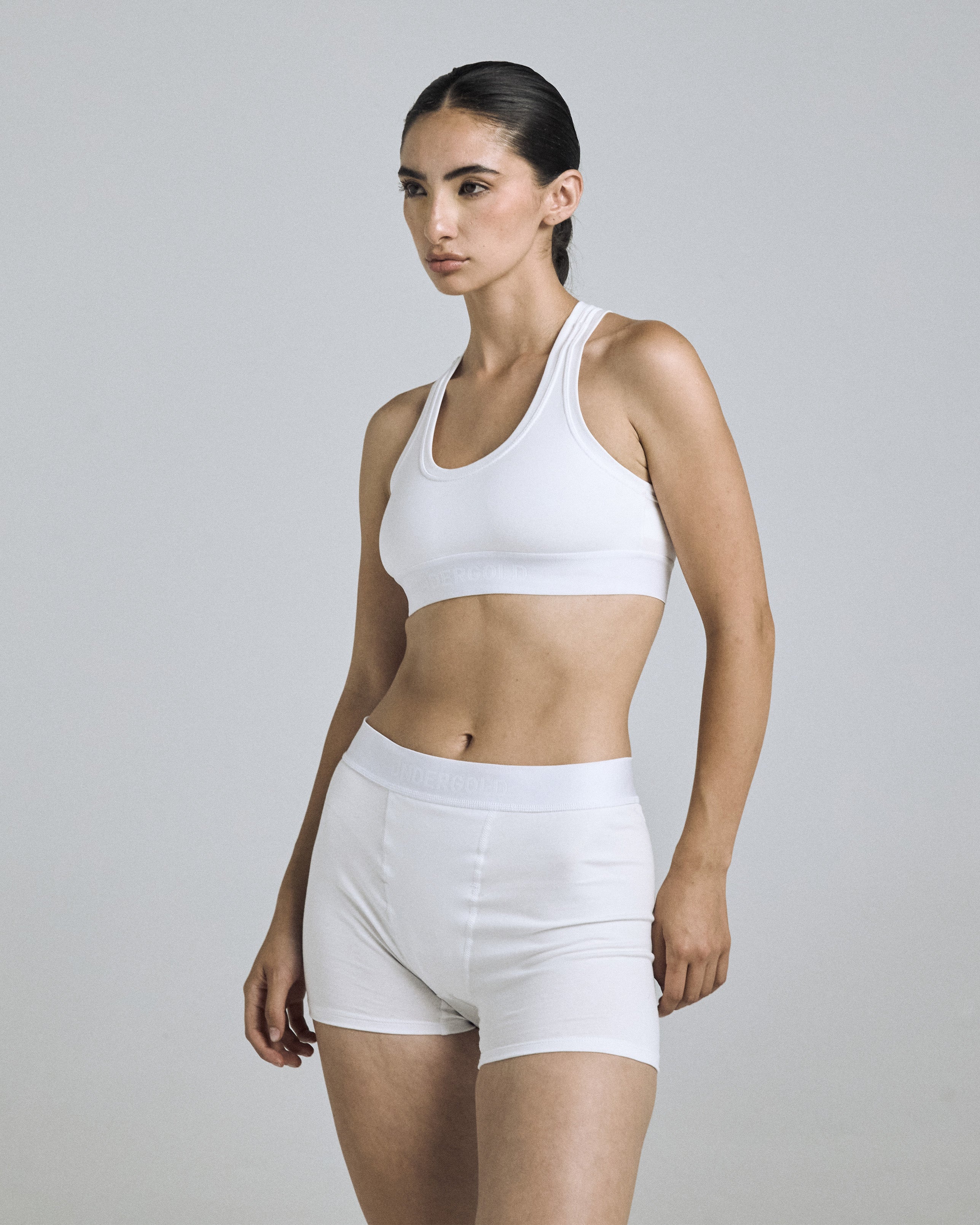 W Basics Boxers White