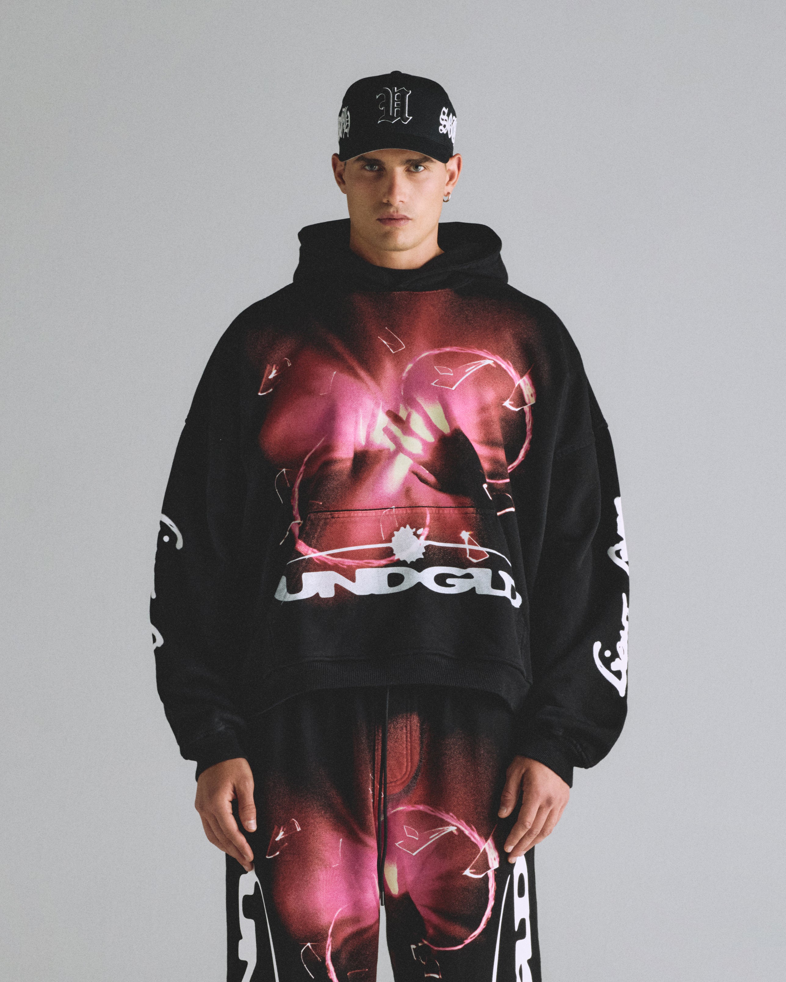Helios Dazzled Hoodie Black