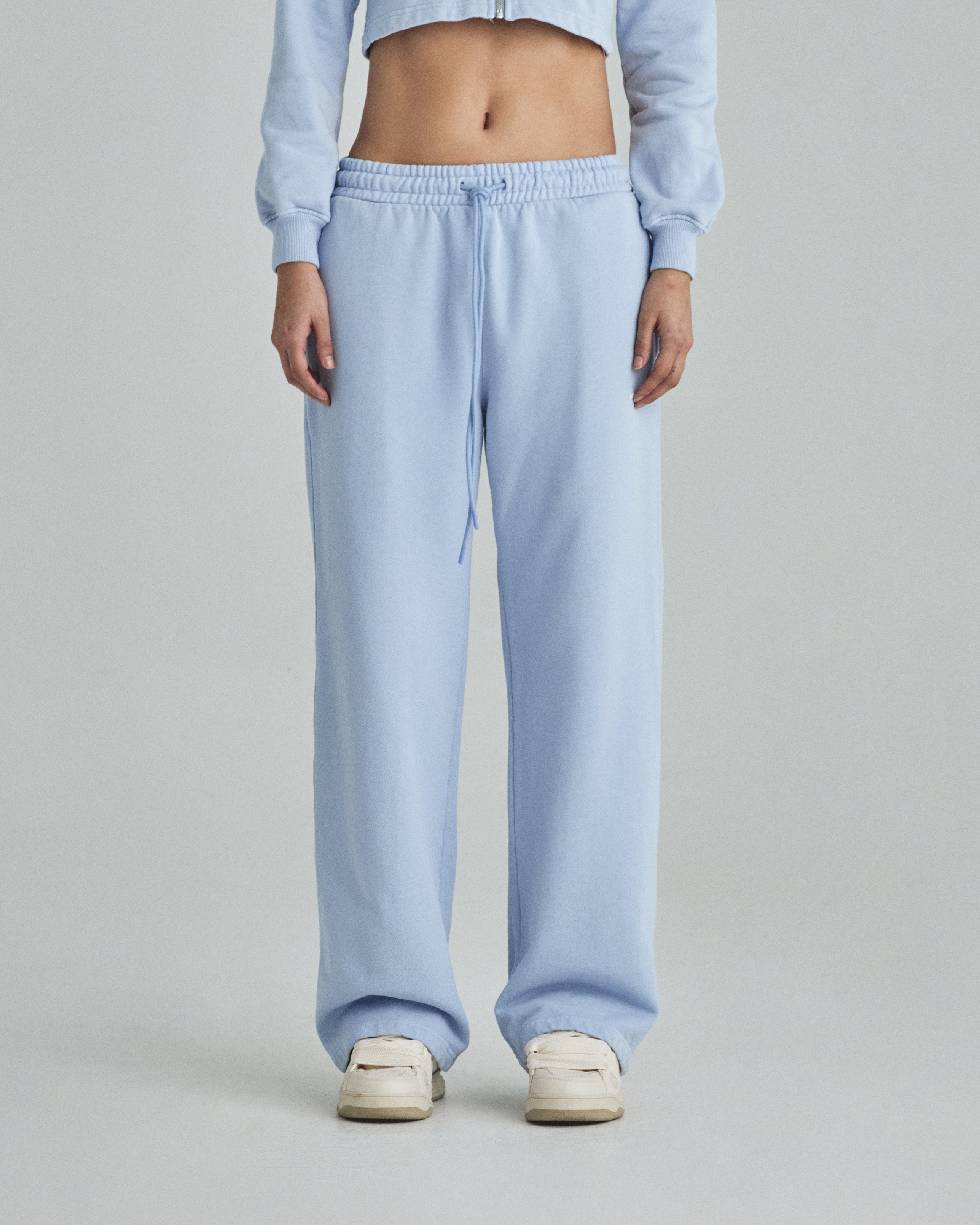 Basics Undergold Straight Pants Light Blue