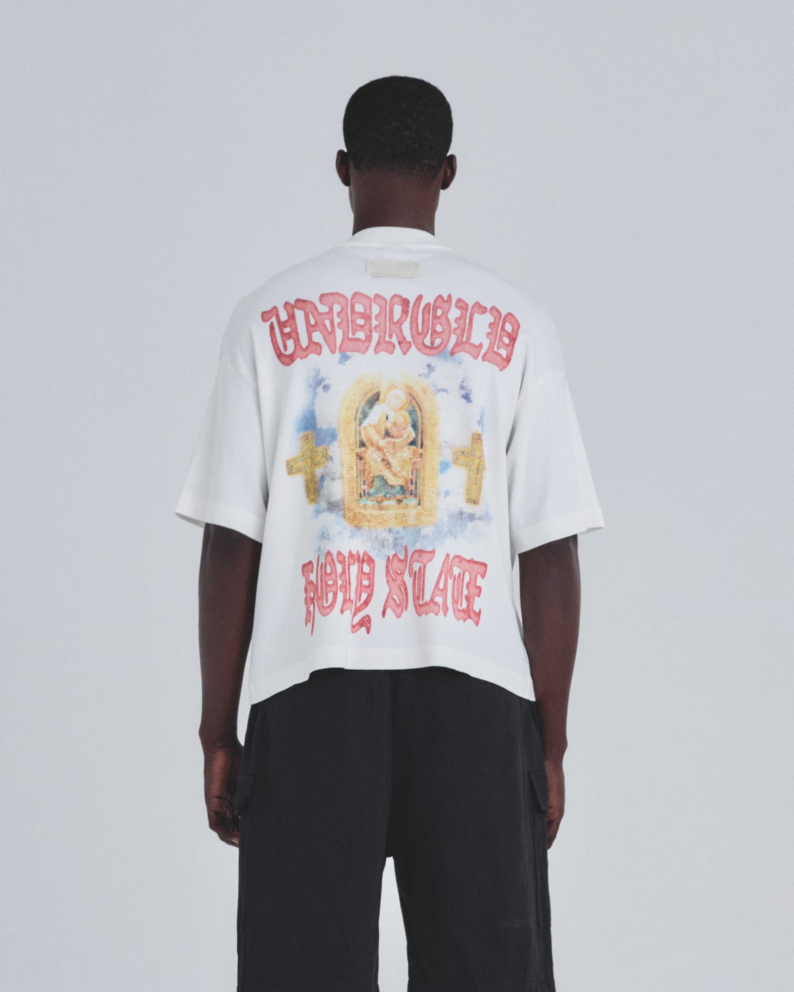 Holy State The Savior Boxy Fit Tshirt White
