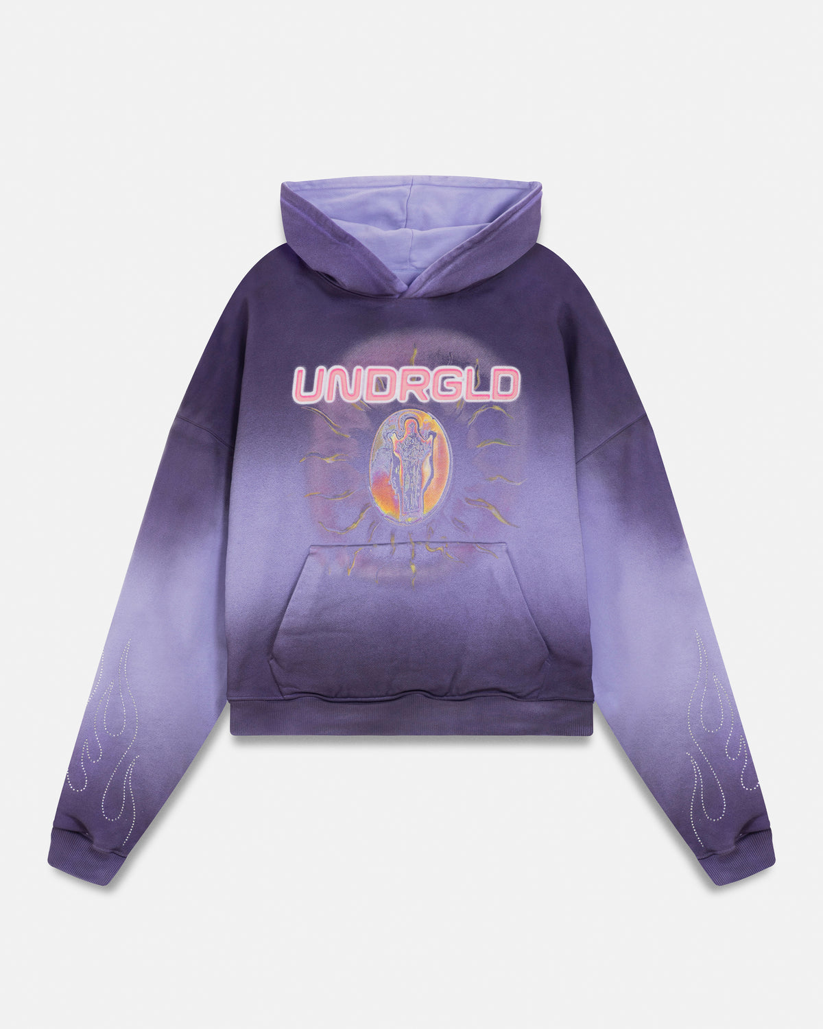 Act 1 Radiant Boxy Fit Hoodie Faded Purple
