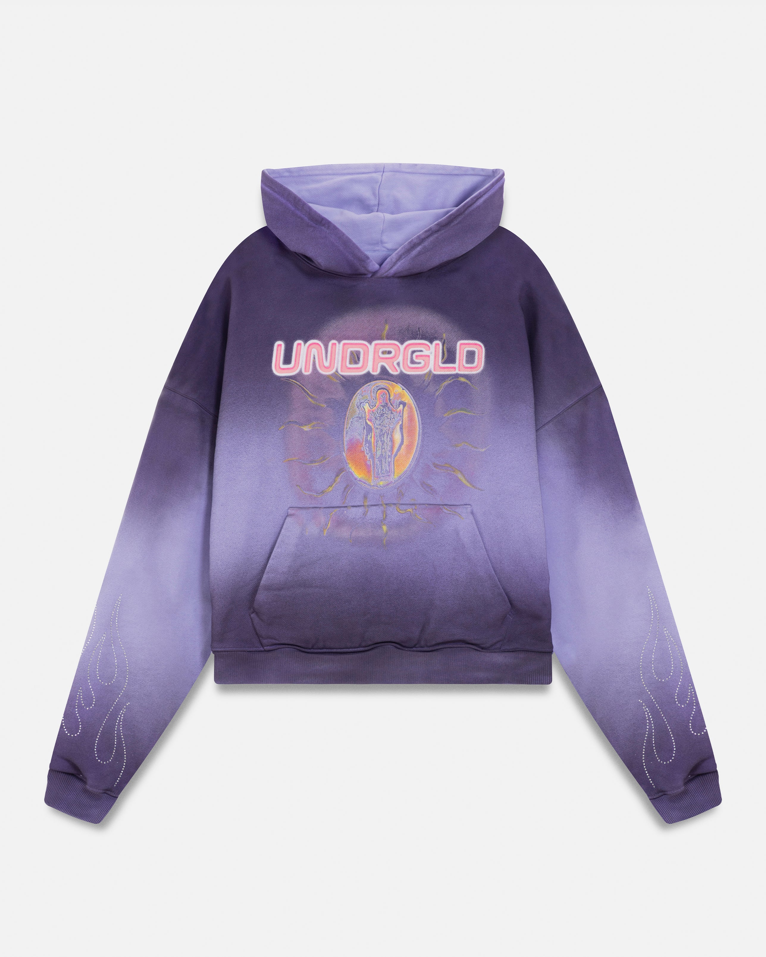 Act 1 Radiant Boxy Fit Hoodie Faded Purple